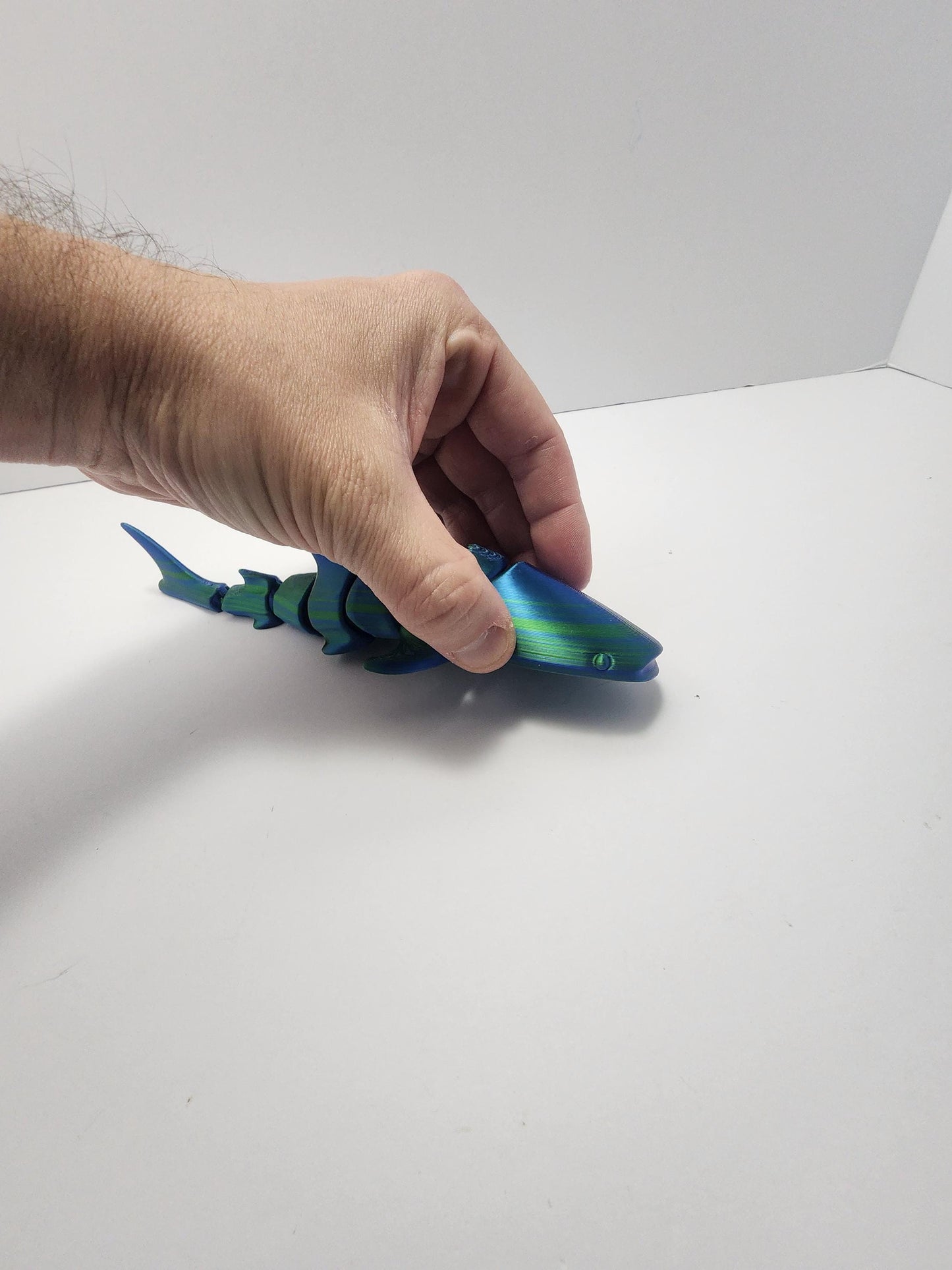 Shark Articulated 3D Print Figure - Sharks - Shark Toys - Shark Decor - Shark Figurines - Articulated - Sea - Sea Animals - Marine Life