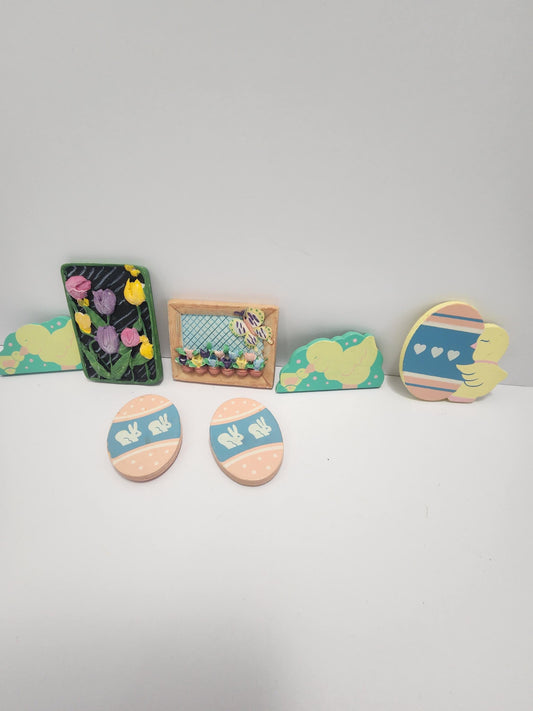 Easter Refrigerator Magnets LOT - Magnets - Easter - Easter Gifts - Easter Magnets - Refrigerator Decor - Refrigerator Magnets