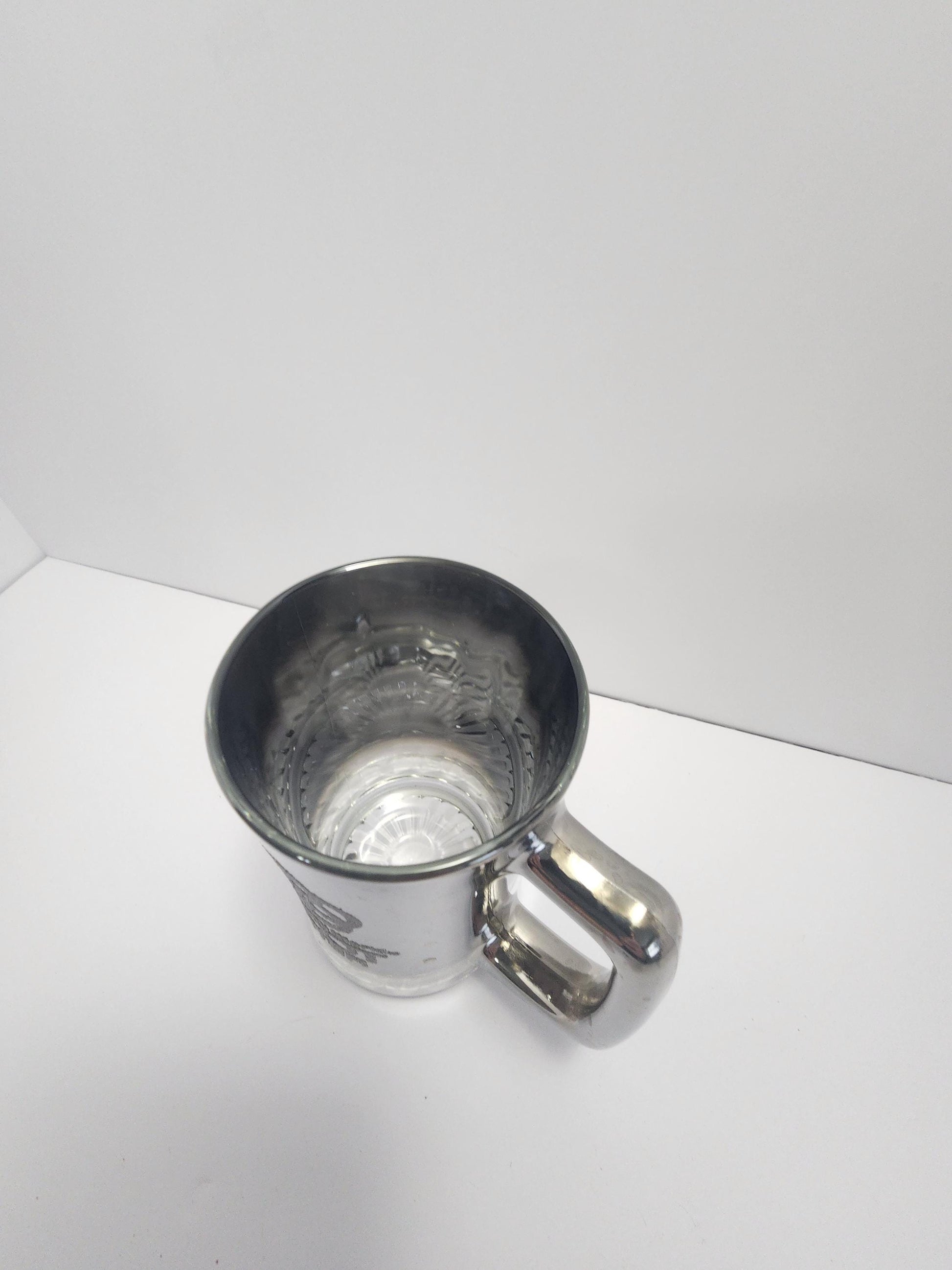 Vintage 1990s Disney World Epcot Center Silver Stein - Stein - Disney - Disney Mug - Disney World - The Disney Store - Epcot - Glasses