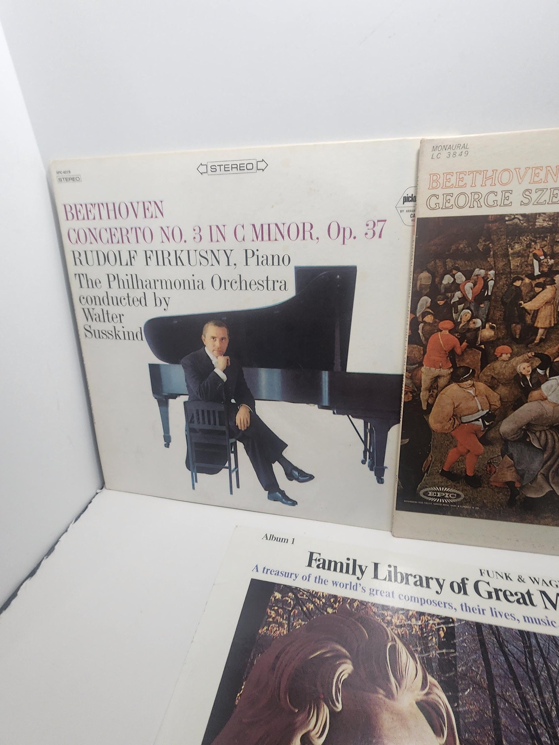 1970s 1980s Beethoven LOT Of 3 Vintage Vinyl LP Records Sets - Beethoven - Beethoven Records - LPS - Lp Records - Vinyl - Vinyl Records