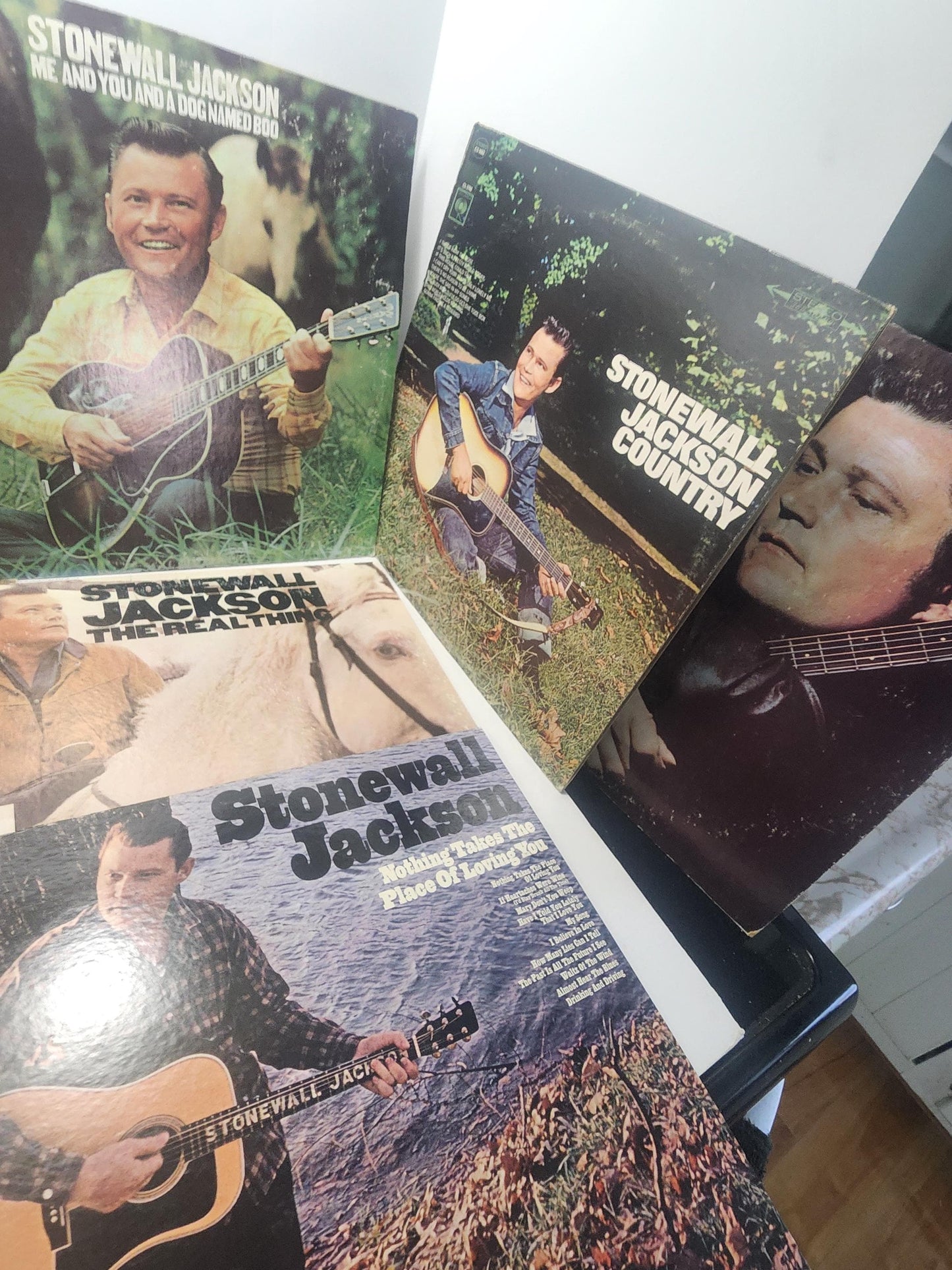 Stonewall Jackson Vintage 1980s Vinyl Record LOT Of 9 - Stonewall Jackson - Stonewall Jackson Records - Country Records - Vinyl Records - LP
