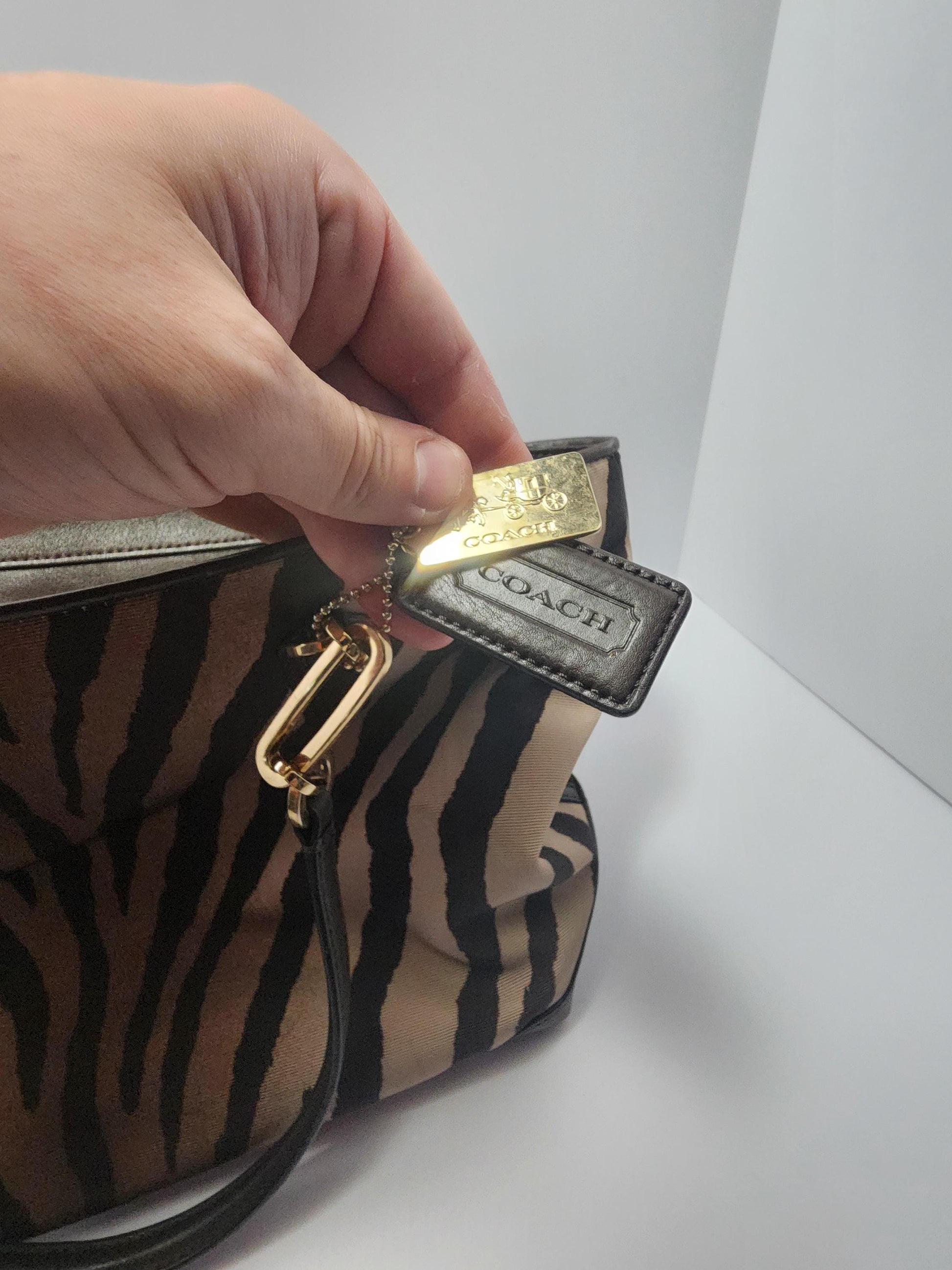 Coach Zebra Print Hobo Bag - Madison East - Madison West - Coach - Coach Bag - Hobo Bag - Purse - Shoulder Bag - Gifts For Women