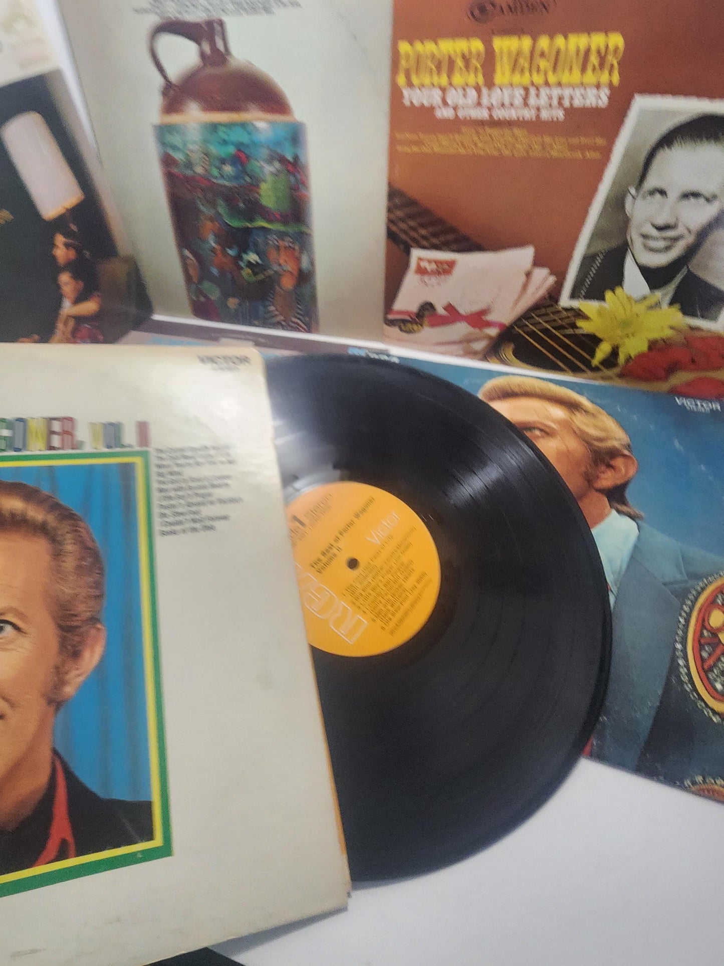 Porter Wagoner LOT Of 9 Vintage Vinyl LP Records - Porter Wagoner - West Plains Missouri - Missouri - Vinyl - Vintage Records - Lp Records
