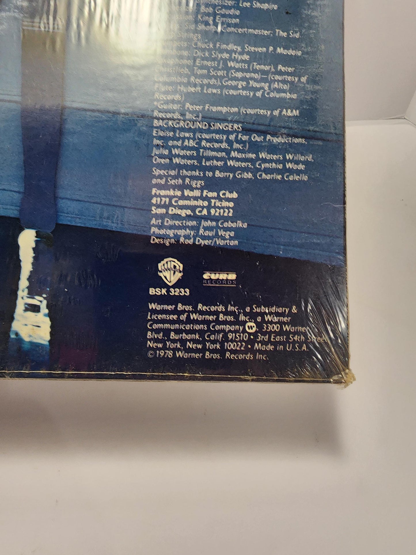 Frankie Valli Grease Vintage 1980s Vinyl LP Record - Grease - Frankie Valli - Records - Soundtracks - Vinyl - Vinyl Lp Records