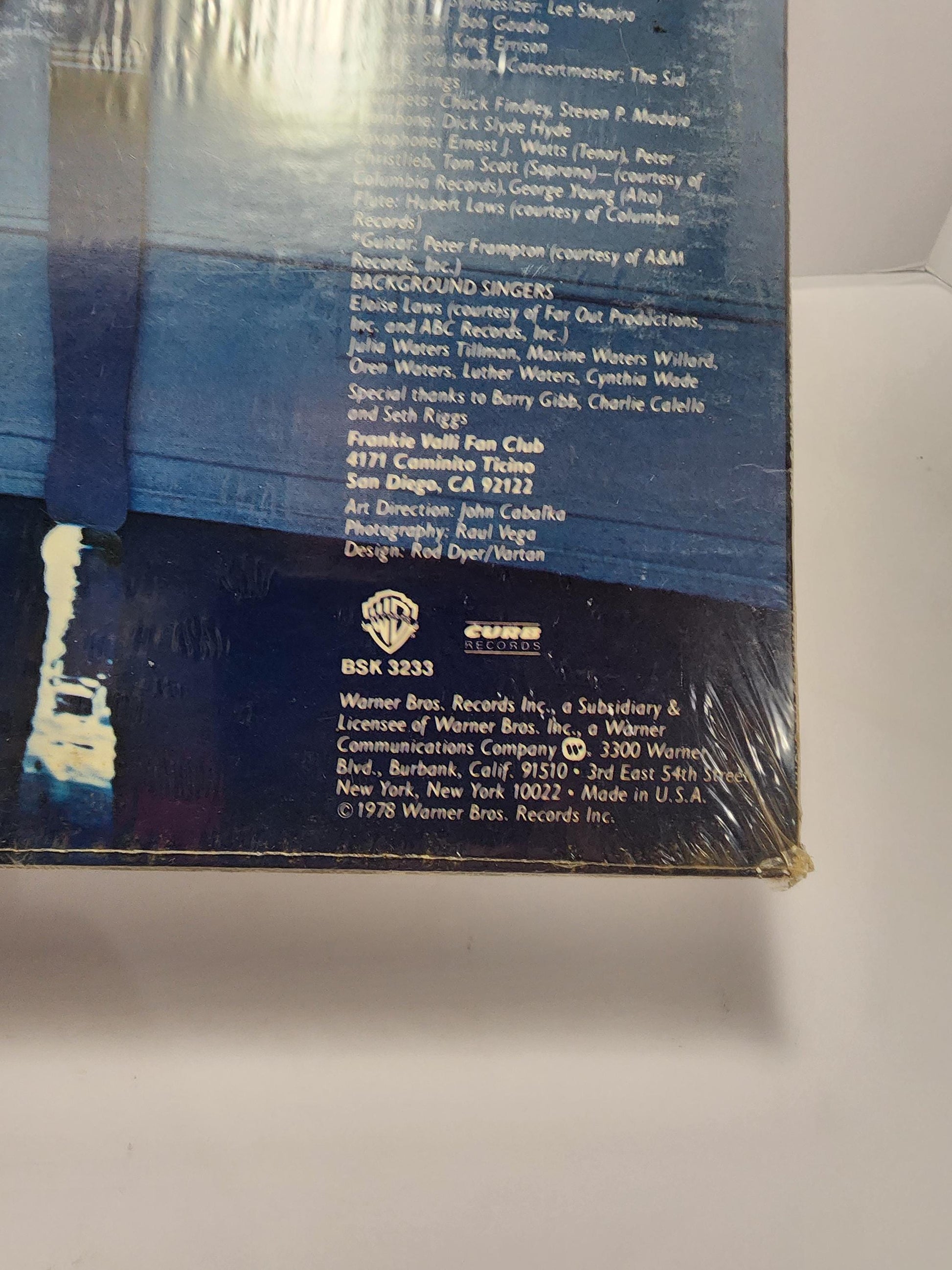 Frankie Valli Grease Vintage 1980s Vinyl LP Record - Grease - Frankie Valli - Records - Soundtracks - Vinyl - Vinyl Lp Records