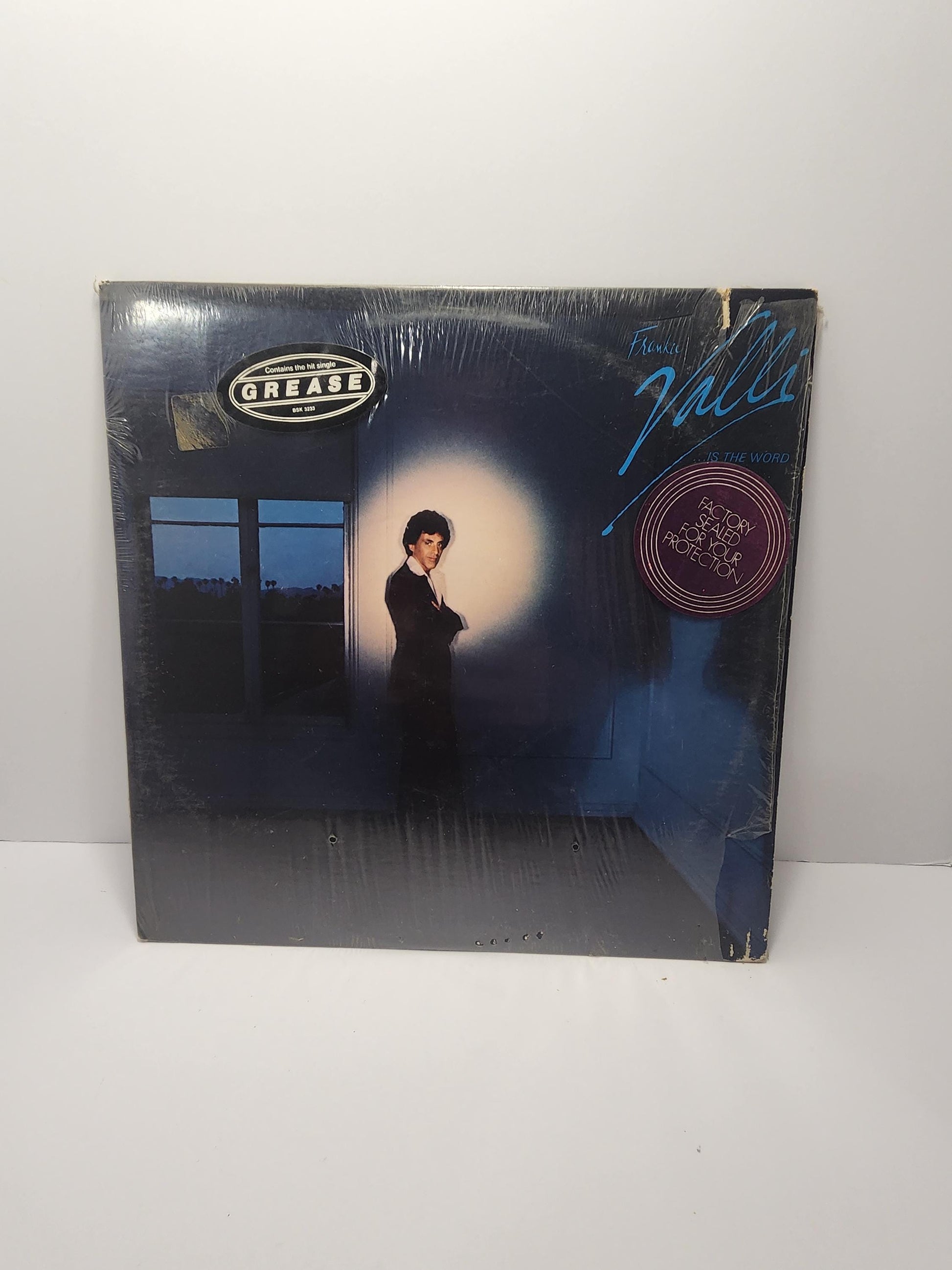 Frankie Valli Grease Vintage 1980s Vinyl LP Record - Grease - Frankie Valli - Records - Soundtracks - Vinyl - Vinyl Lp Records