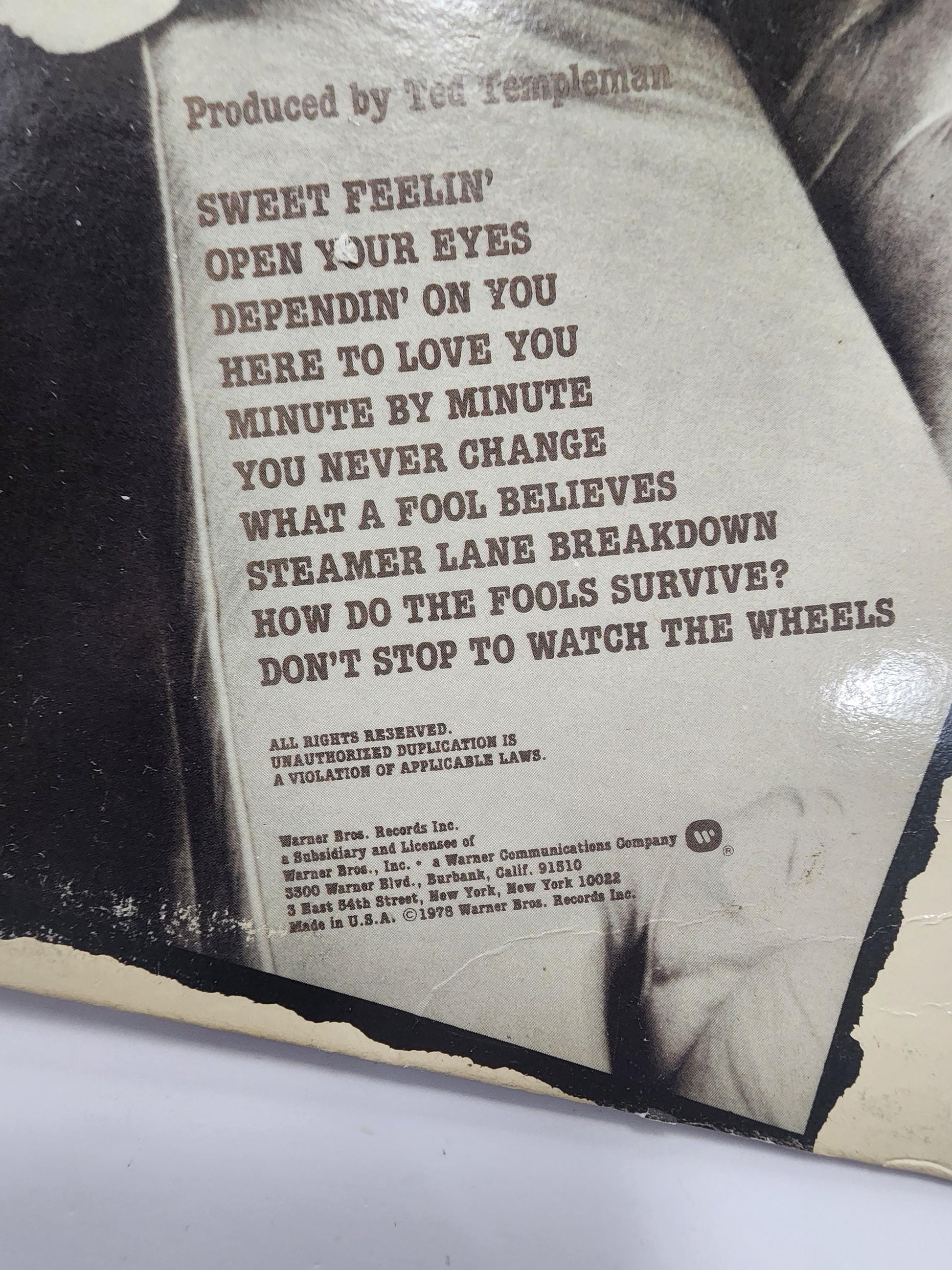 The Doobie Brothers Minute By Minute Vintage Vinyl LP Record - Records - Vinyl - LPS- Lp Record - Vinyl Lp - Doobie Brothers - Music