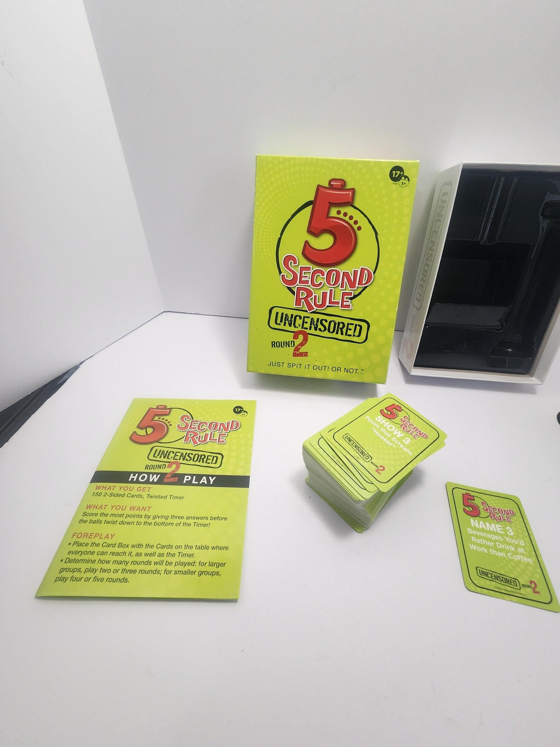 Playmonster 5 Second Rule Uncensored Round 2 - Playmonster - Play Monster Games - Party Games - Game Night - 5 Second Rule - Adult Games