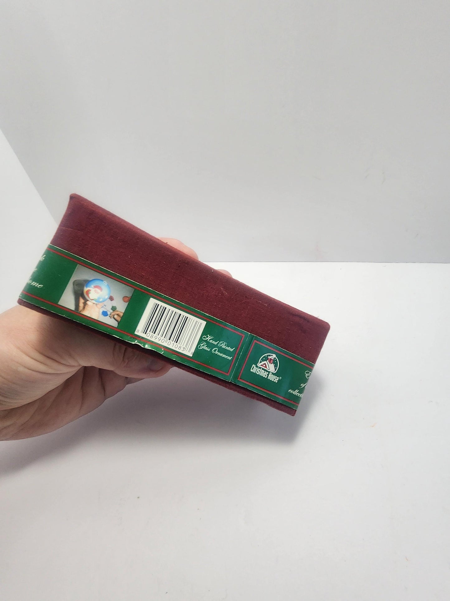 Hand Painted Vintage Christmas Teardrop Ornament With Collectable Storage Box - Teardrop Ornaments - Ornaments - Christmas - Christmas Ornam