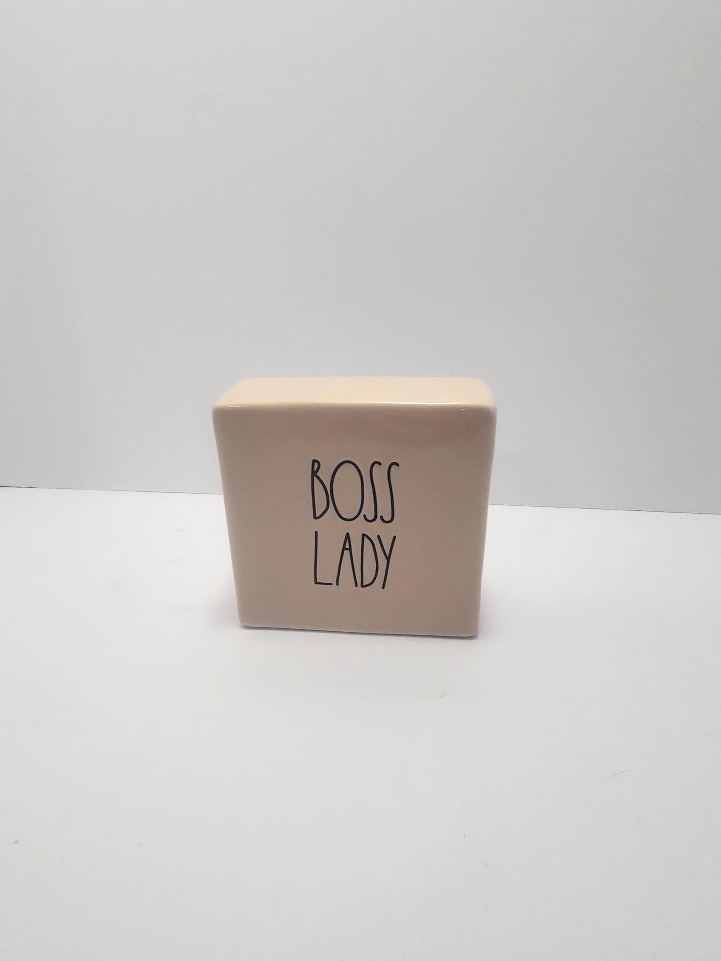 Rae Dunn Ceramic Boss Lady Decor - Decor - Home Decor - Office - Office Decor - Desk - Work Desk - Rae Dunn - Boss - Gifts For Boss