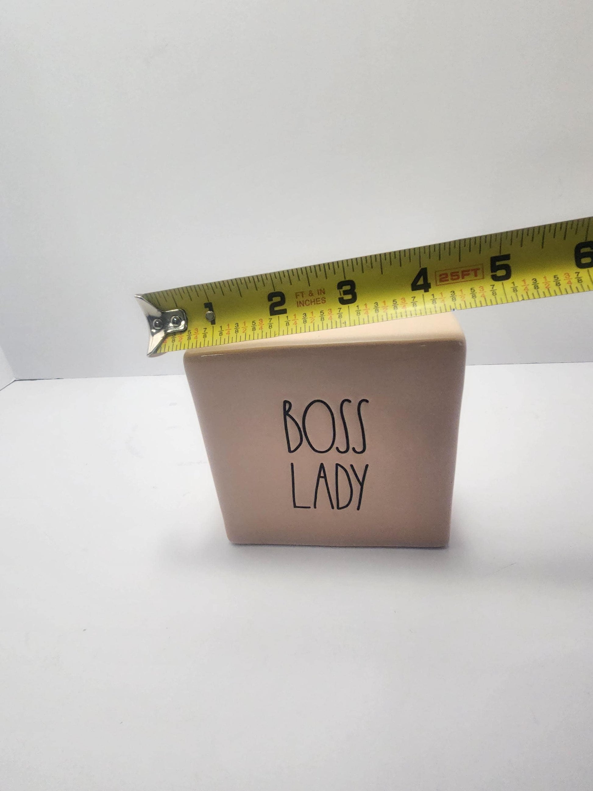 Rae Dunn Ceramic Boss Lady Decor - Decor - Home Decor - Office - Office Decor - Desk - Work Desk - Rae Dunn - Boss - Gifts For Boss