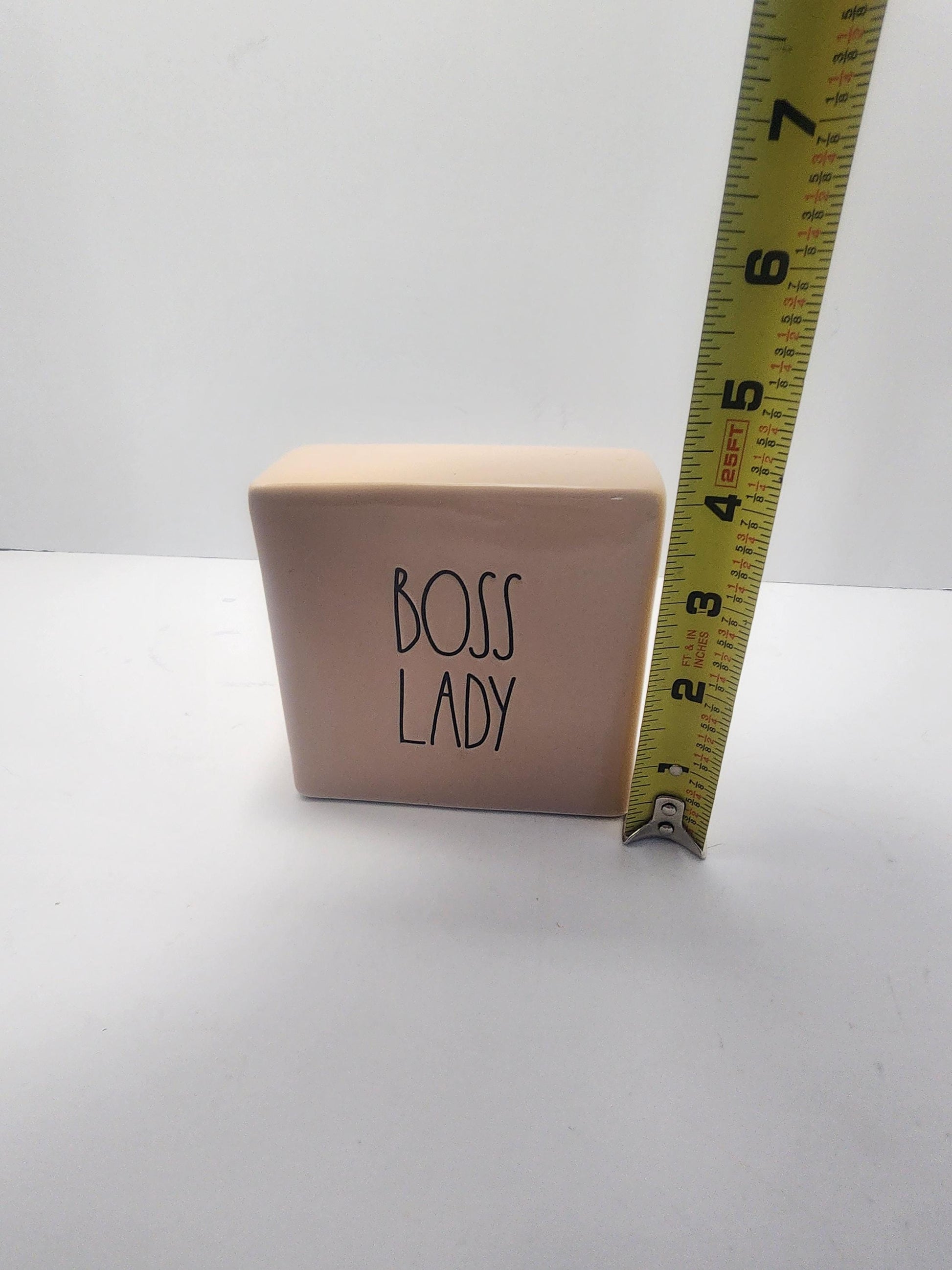 Rae Dunn Ceramic Boss Lady Decor - Decor - Home Decor - Office - Office Decor - Desk - Work Desk - Rae Dunn - Boss - Gifts For Boss