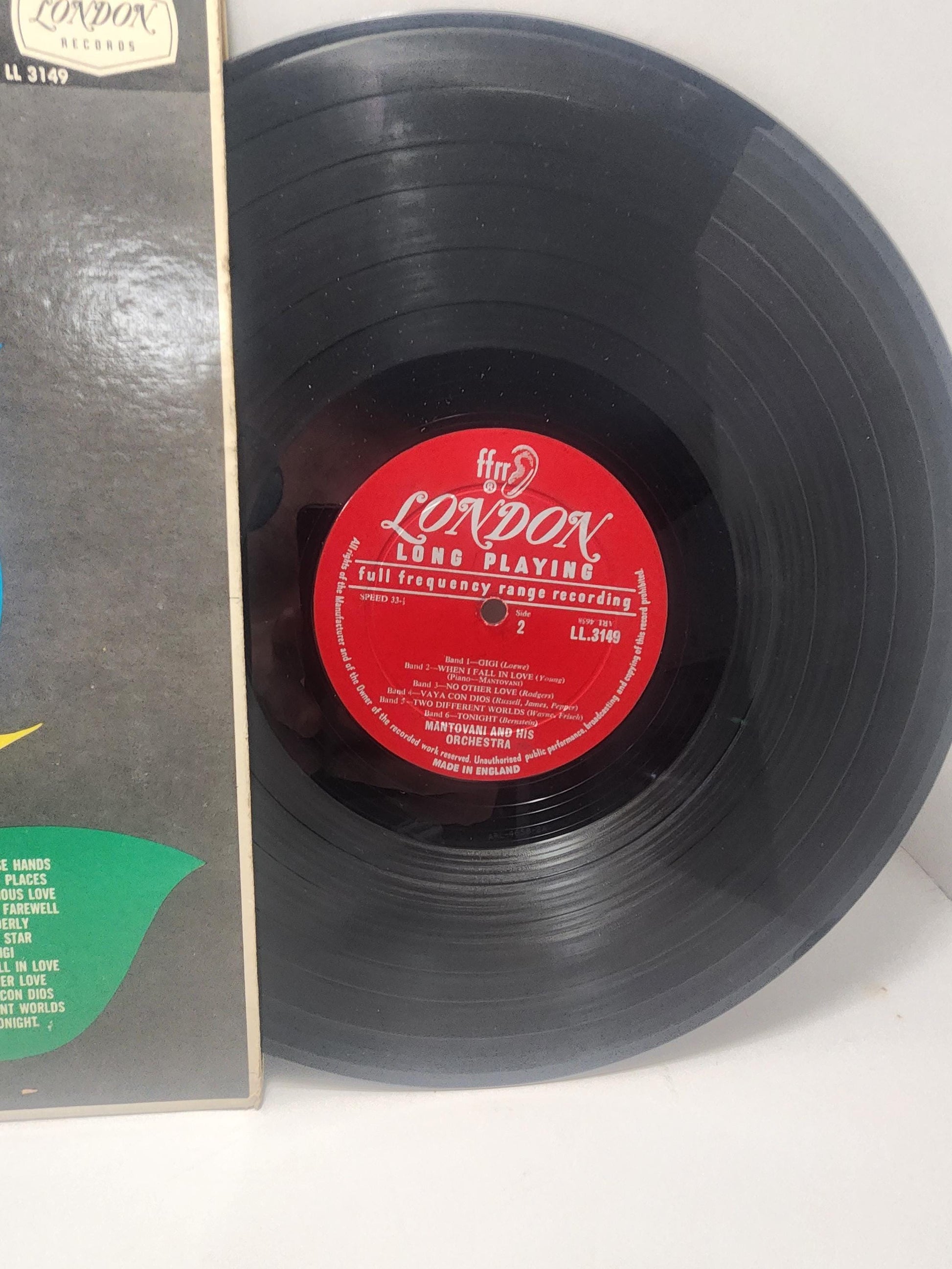 1970s Mantovani Orchestra Songs To Remember Vinyl Record - Records - Vinyl - Vinyl Records - Mantovani - Orchestra - Orchestra Records