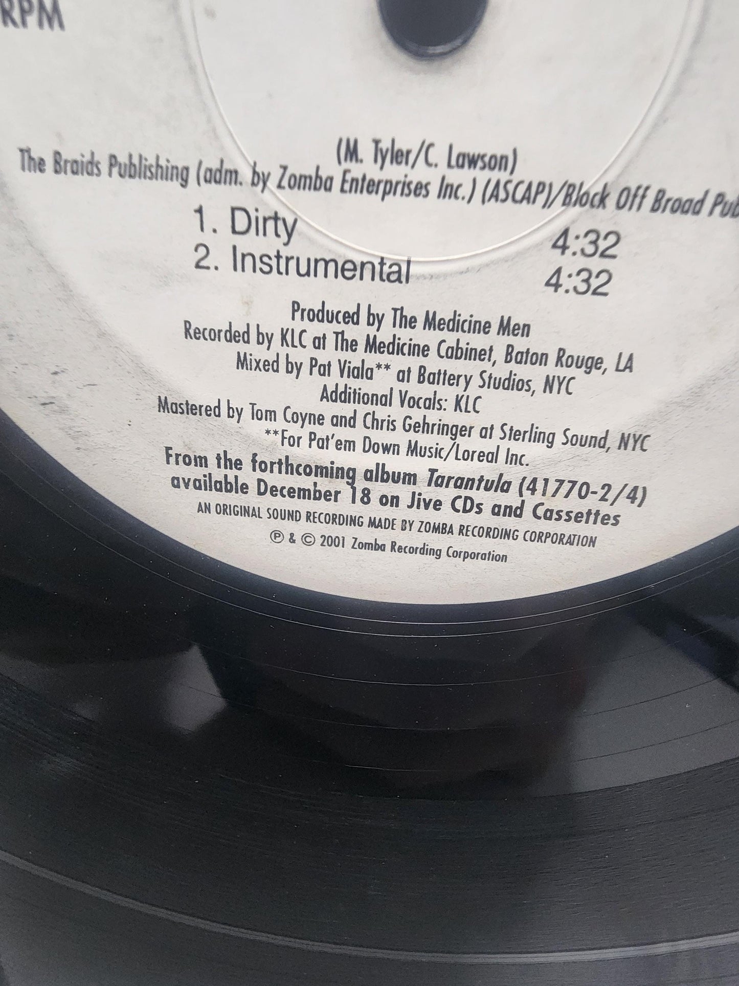 1980s Jive Vinyl Records Pussy Crook Mystical - Mystical - Pussy Crook - Jive - Jive Music - Jive Records - Vinyl - Music - Vintage Records