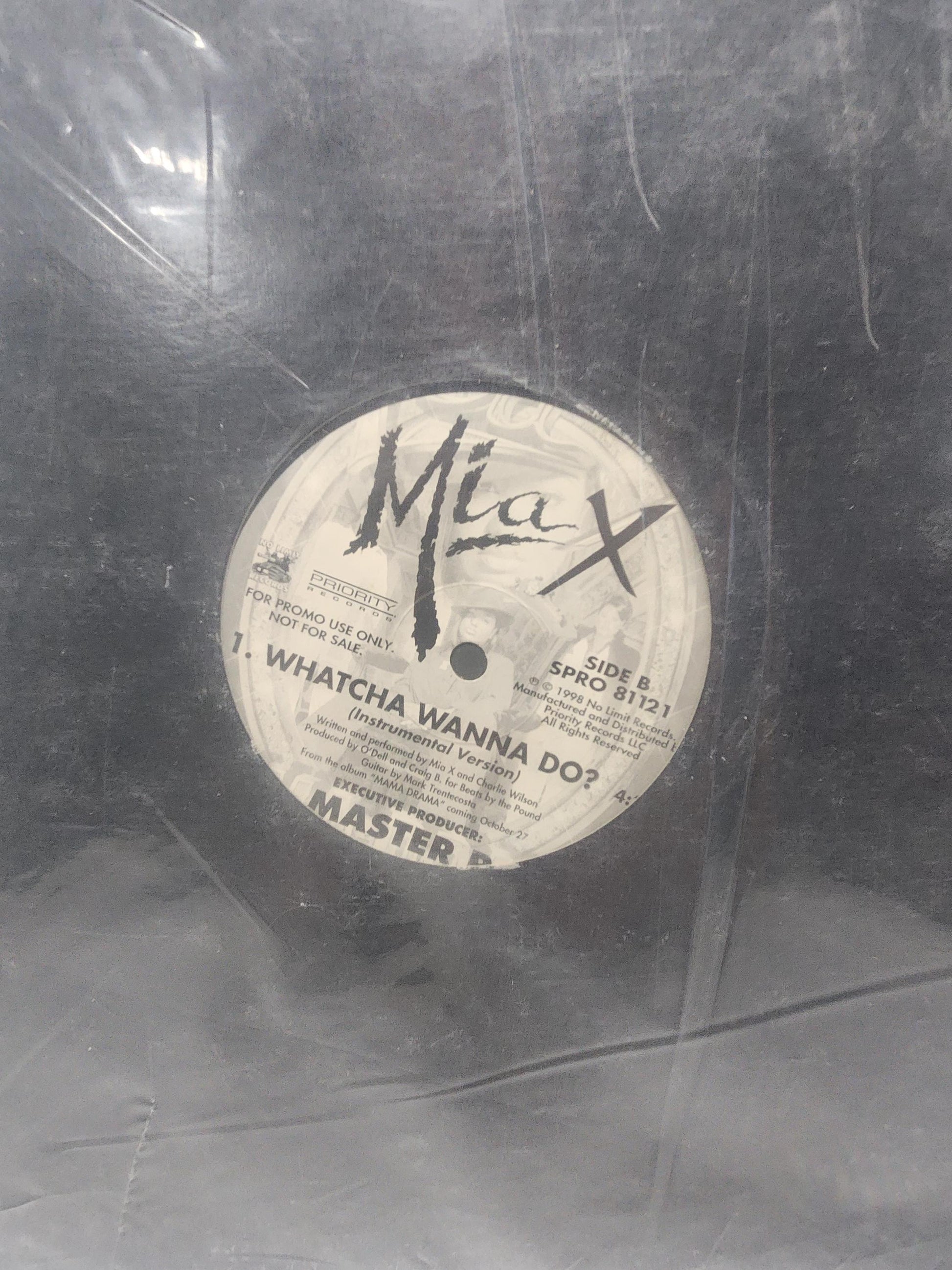 Mia X Whatcha Wanna Do 12 Inch Vinyl LP Record - Mia X - Whatcha Wanna Do - Music - Vinyl - Vinyl Records - Music - Vintage Music
