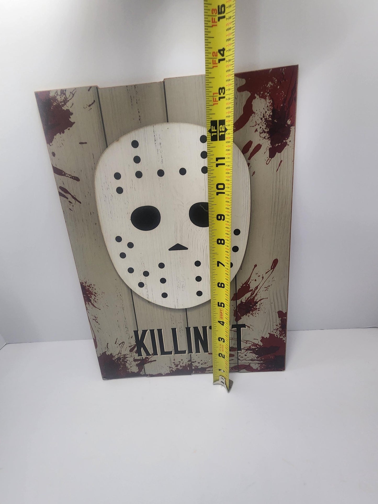 Friday The 13th Horror Jason Sign - Signs - Halloween - Halloween Decor - Jason - Jason Mask - Signs - Horro - Horror Decor