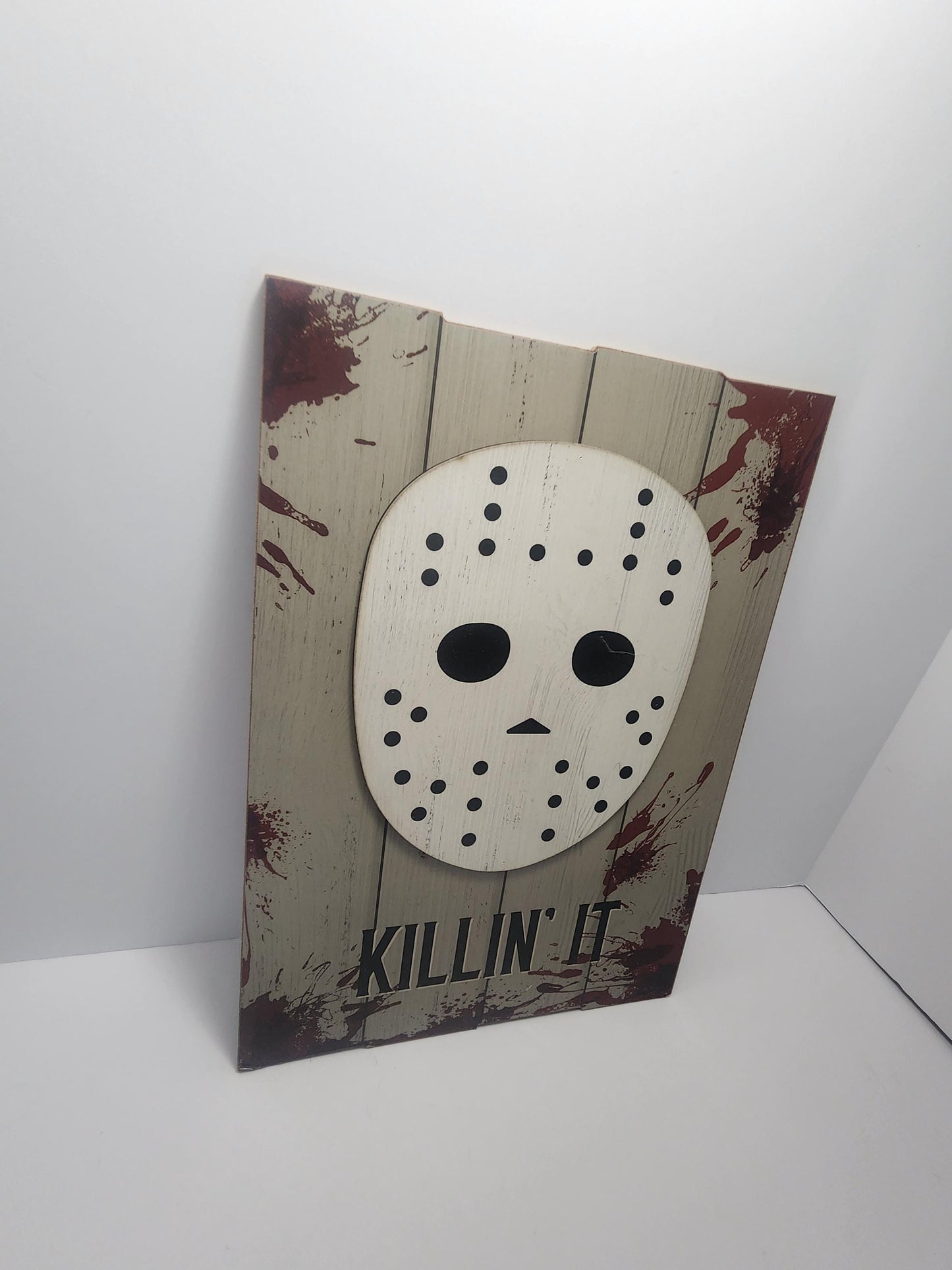 Friday The 13th Horror Jason Sign - Signs - Halloween - Halloween Decor - Jason - Jason Mask - Signs - Horro - Horror Decor