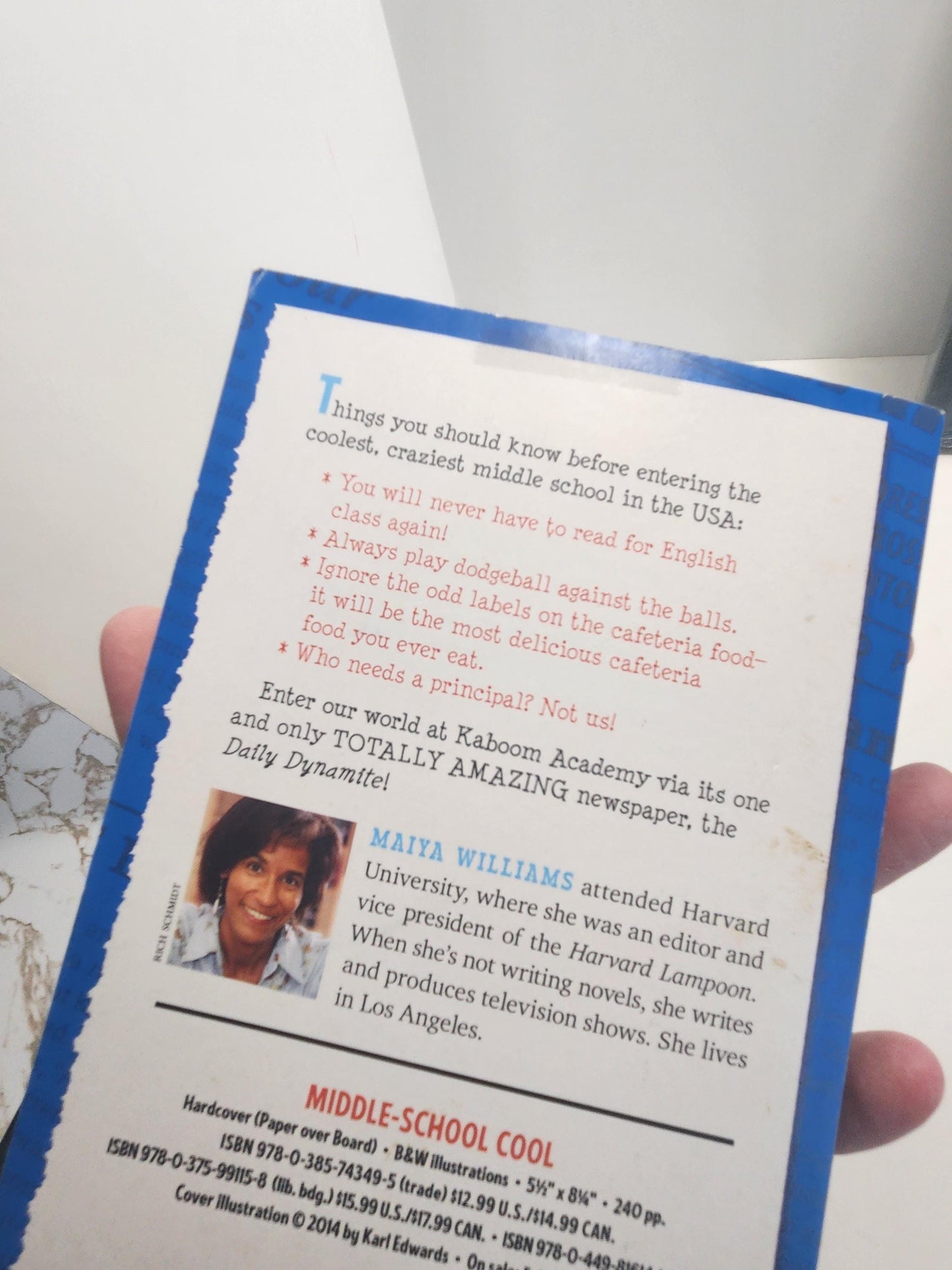 Middle School Cool By Maiya Williams - Maiya Williams - Middle School - Kids Books - School - Maiya Williams Books