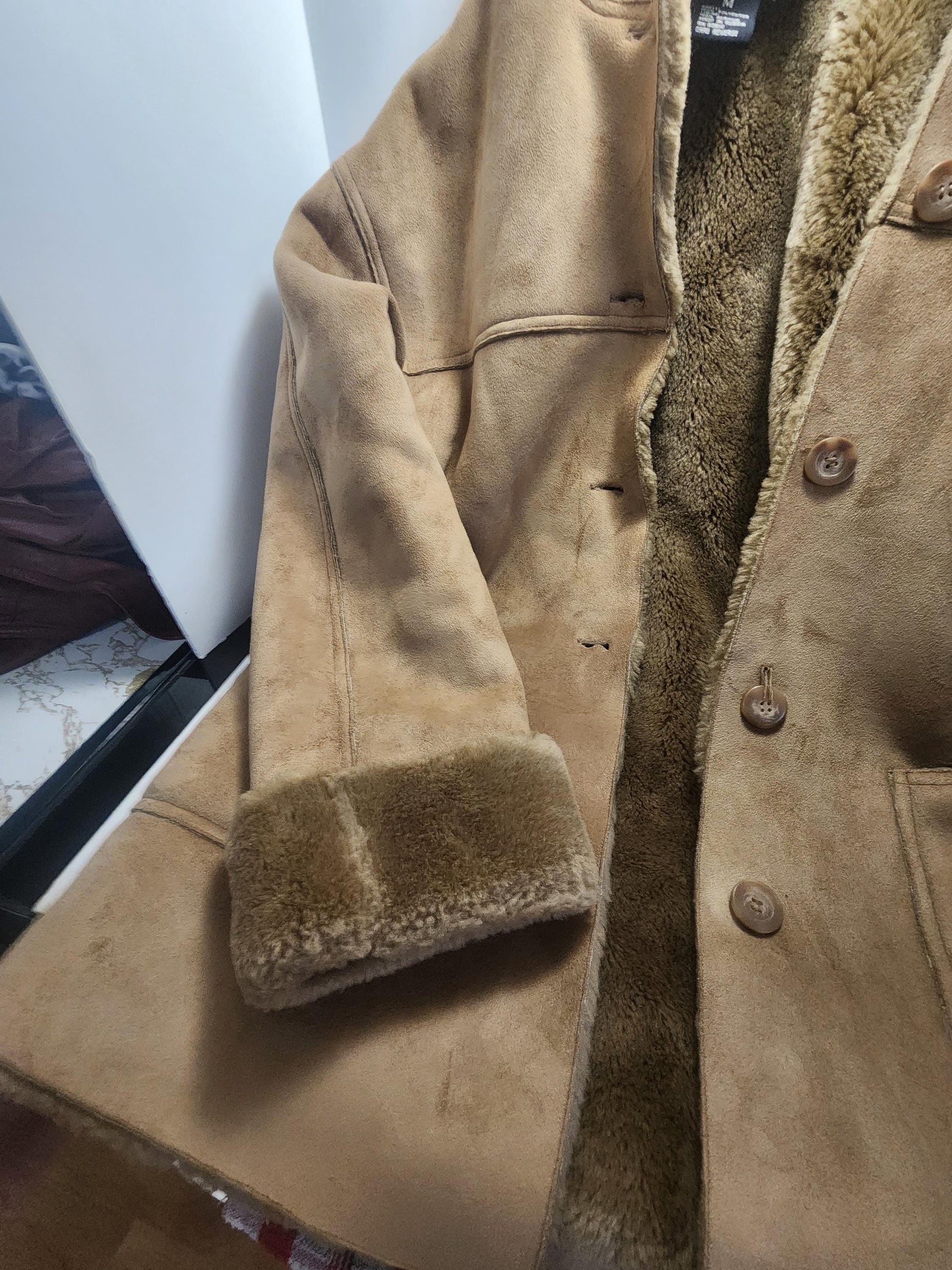 Vintage Fu Da Faux Coat Jacket Size Medium - Size Medium - Fuda - Fu Da - Coats - Jacket - Clothing - Fu Da Faux - Faux Coat - Fur Jacket