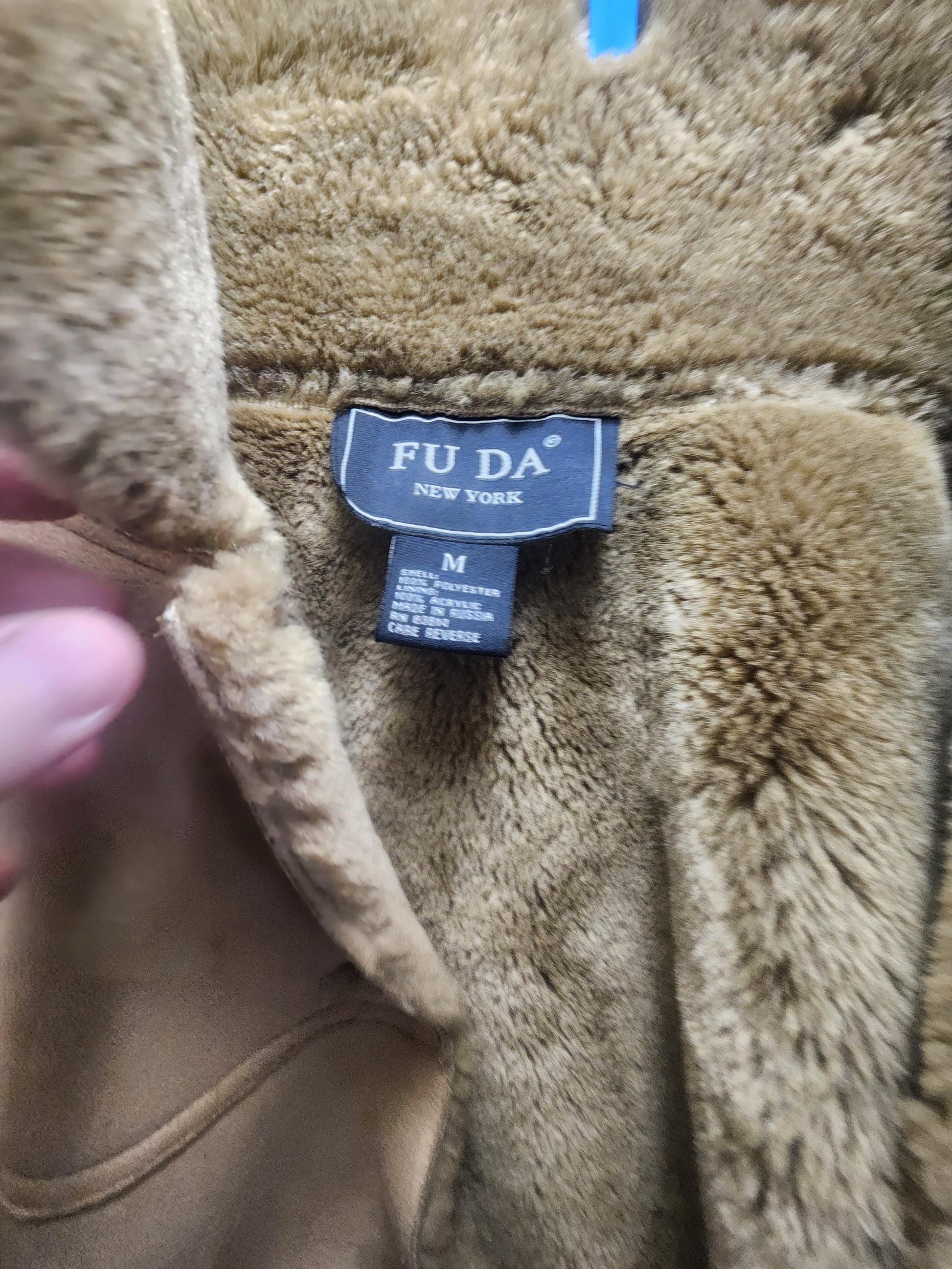 Vintage Fu Da Faux Coat Jacket Size Medium - Size Medium - Fuda - Fu Da - Coats - Jacket - Clothing - Fu Da Faux - Faux Coat - Fur Jacket