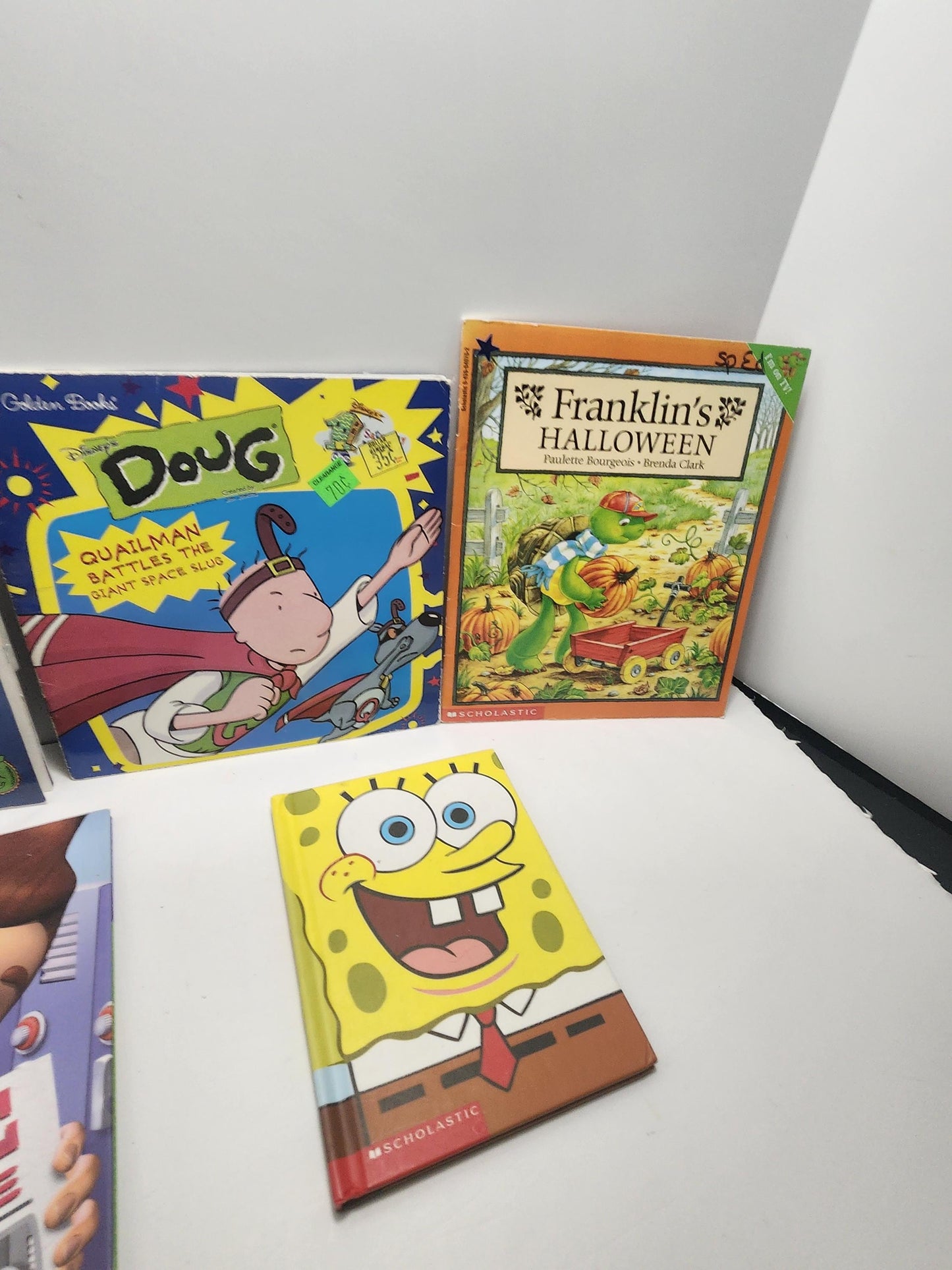 Vintage 1990s 2000s Popular Kids Shows Books - Nickelodeon - Jimmy Neutron - Doug - The Magic School Bus - Franklin - Nick Jr - Children's