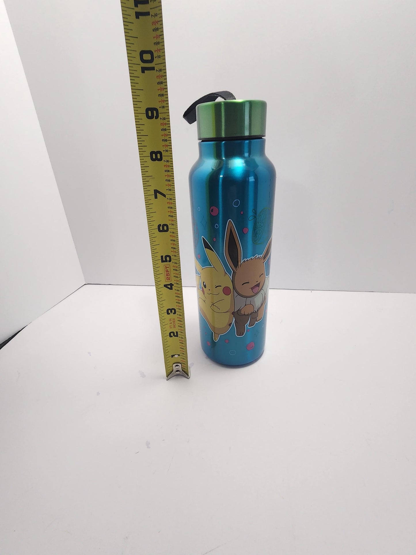 Pikachu & Eevee Stainless Steel Unused Water Bottle - Tumblers - Water Bottle - Stainless Steel - Pokemon - Pikachu - Eeve - Pokemon Gifts