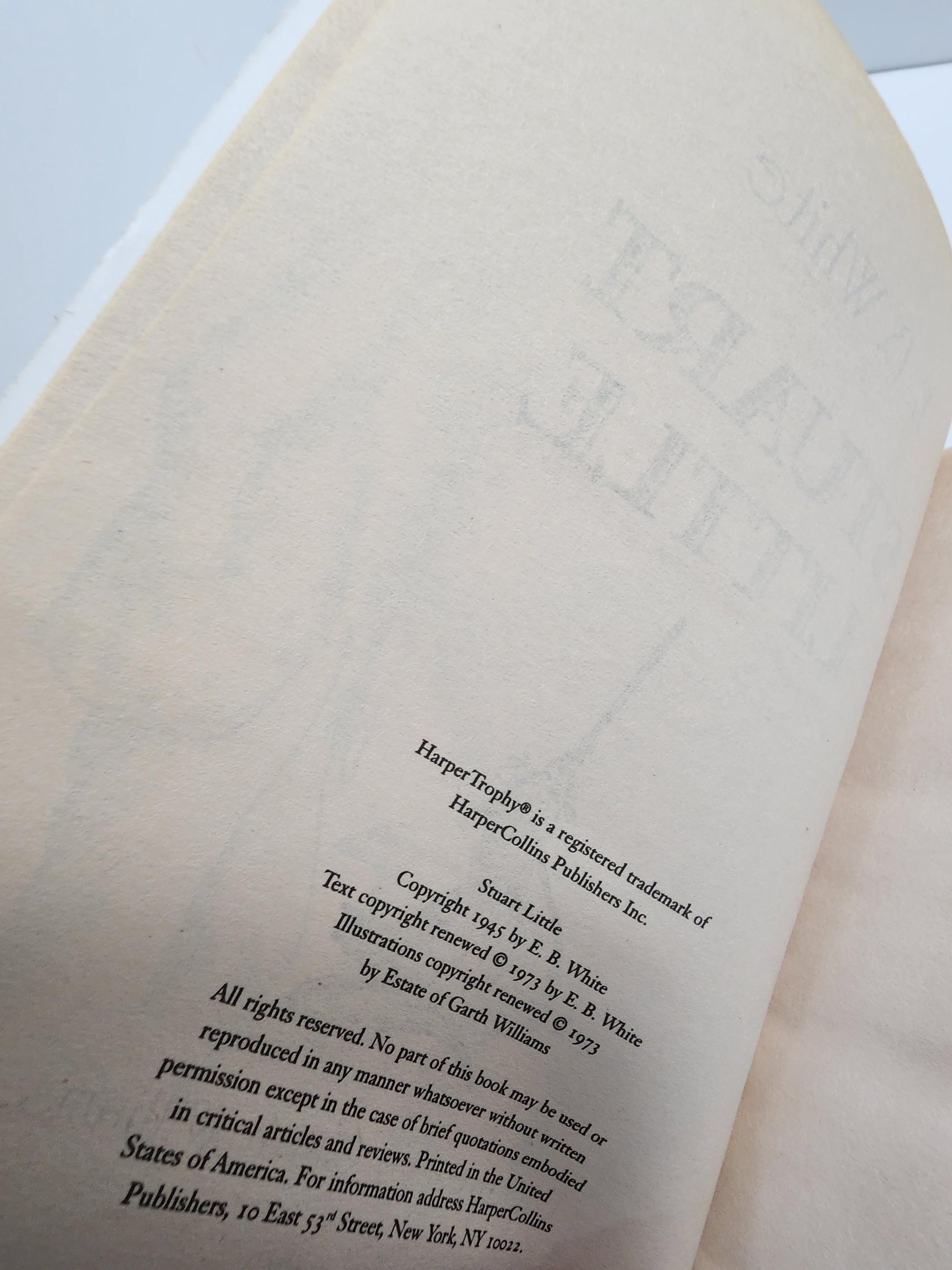 1973 Stuart Little Book By E.B White - E B White - EB White Books - 1970s - Stuart Little - Stuart Little Books - Vintage Books