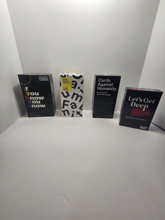 Cards Againest Humanity & Similar Card Games - After Dark Games - Family Edition - Games - Game Night - Family Game Night - Card Games