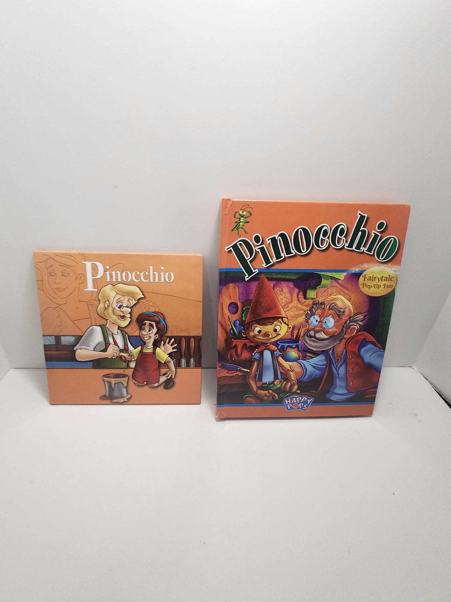 Pinocchio Vintage Pop Up And Fairytale Books LOT Of 2 - Pinocchio - Pop Up Books - Children's Books - Books - Kids Books - Fairy Tale