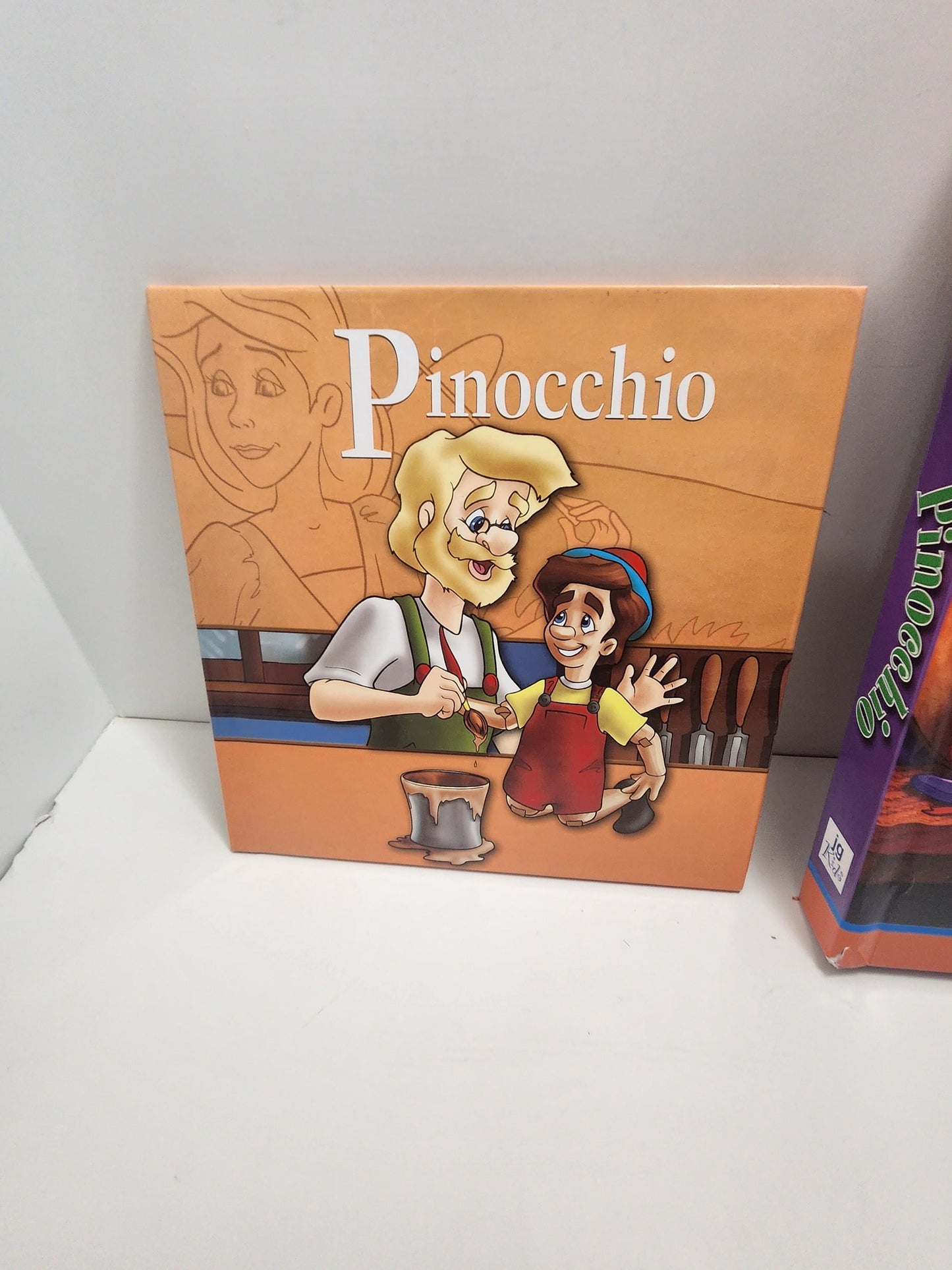 Pinocchio Vintage Pop Up And Fairytale Books LOT Of 2 - Pinocchio - Pop Up Books - Children's Books - Books - Kids Books - Fairy Tale