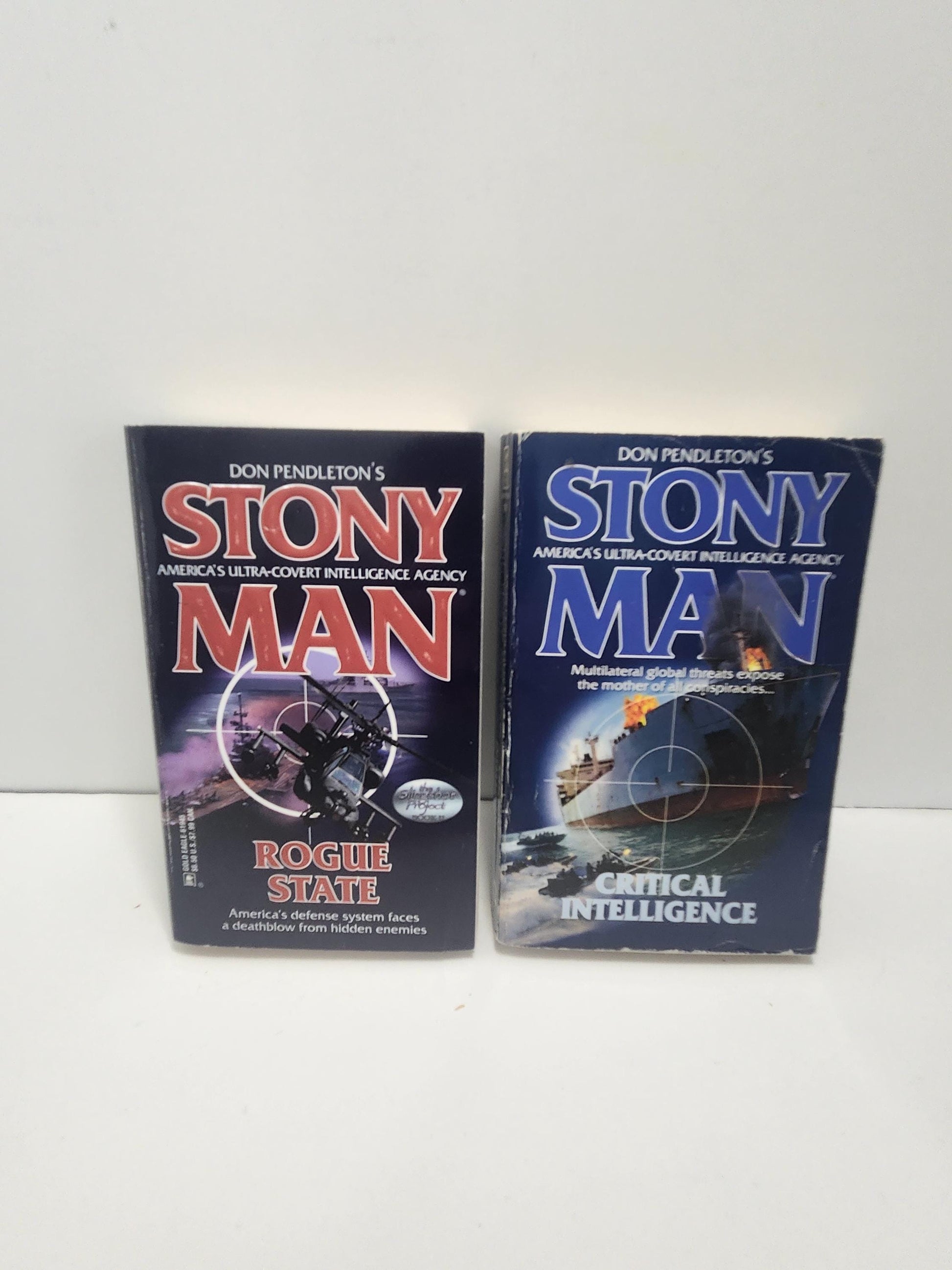 2002 Stony Man By Don Pendleton LOT Of 2 Vintage Paperback Books - Paperback Books - Stony Man - Don Pendleton - Stony Man Books