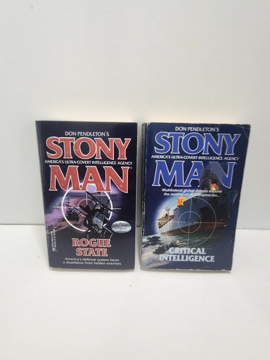 2002 Stony Man By Don Pendleton LOT Of 2 Vintage Paperback Books - Paperback Books - Stony Man - Don Pendleton - Stony Man Books