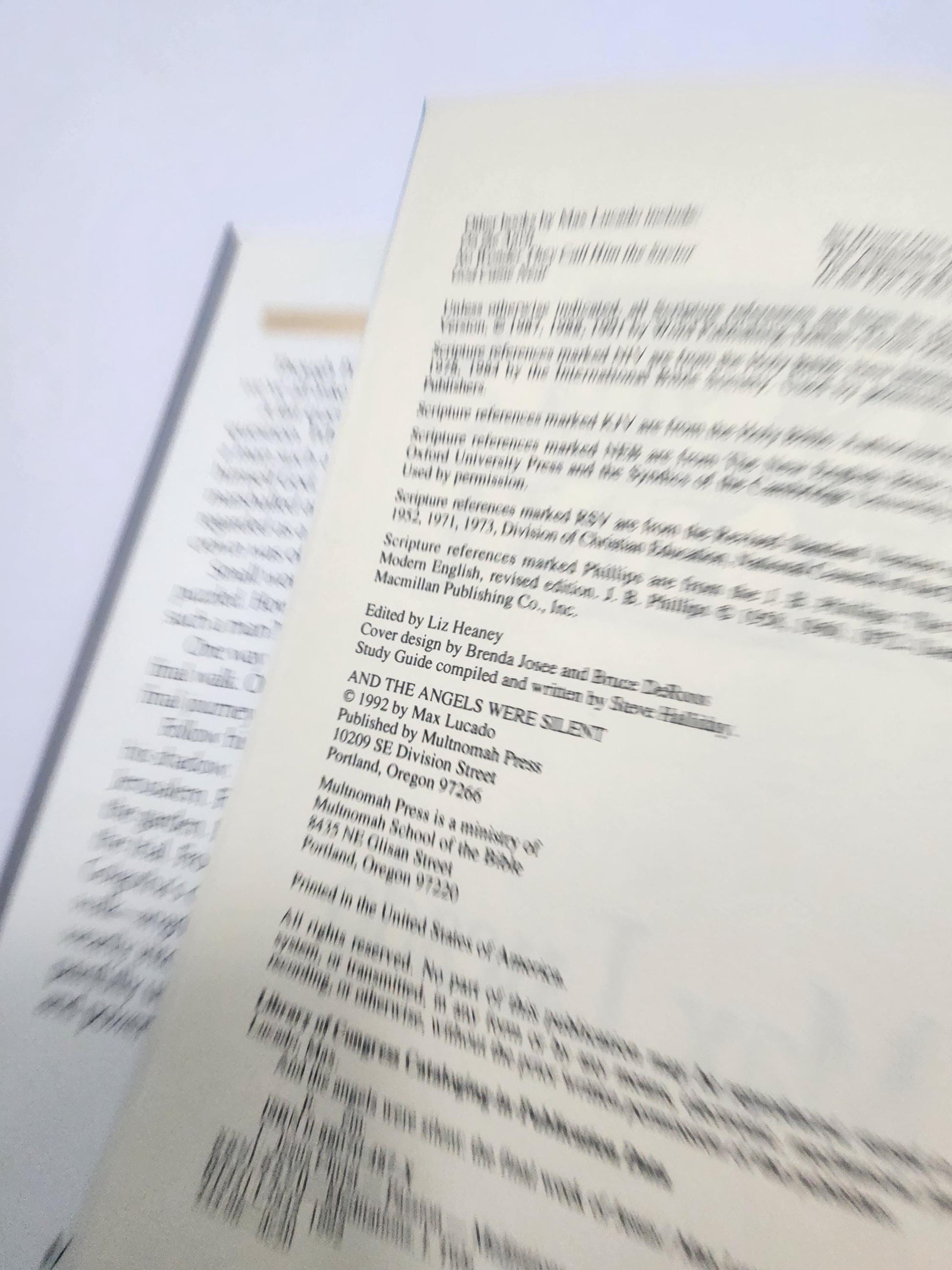 1992 And The Angels Were Silent By Max Lucado - 1990s - Vintage Books - And The Angels Were Silent - Max Lucado - Max Lucado Books