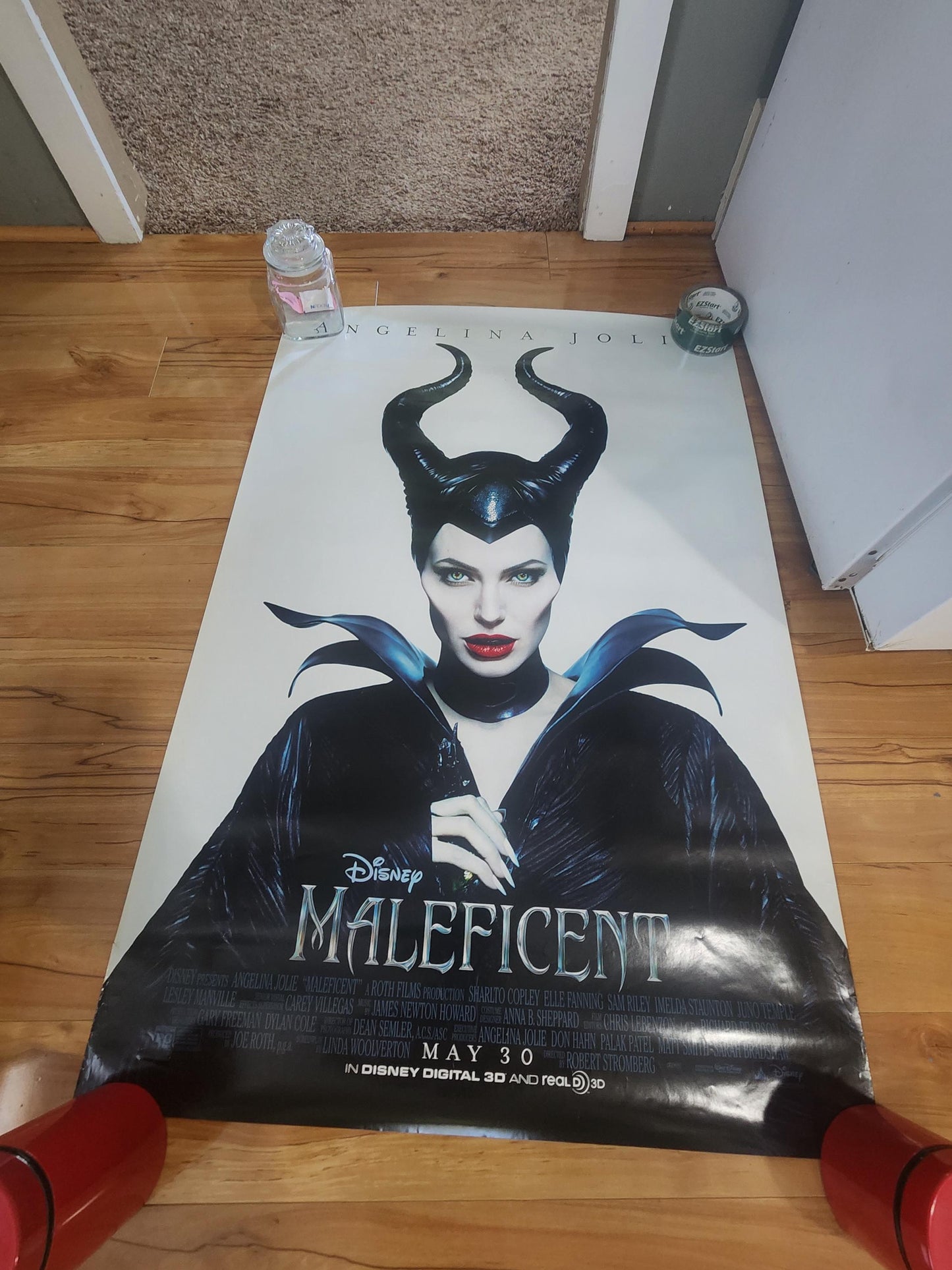 Disney Offical Angelina Jolie Maleficent Movie Poster - Posters - Disney - Disney Decor - Maleficent - Angelina Jolie - Movie Posters