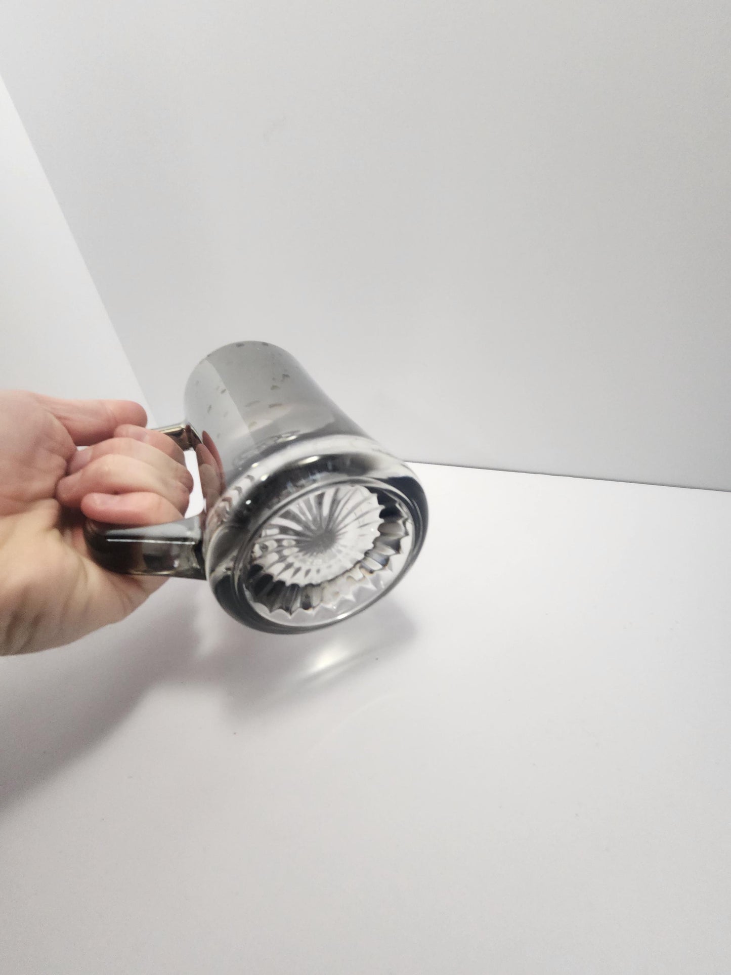 Vintage 1990s Disney World Epcot Center Silver Stein - Stein - Disney - Disney Mug - Disney World - The Disney Store - Epcot - Glasses