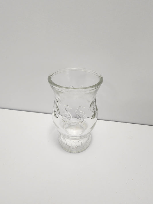 1980s Vintage Seahorse Juice Glass - Glass - Glasses - Vintage Glass - Seahorse - Sea Horse - Sea Horse Glasses - Juice - Juice Glass
