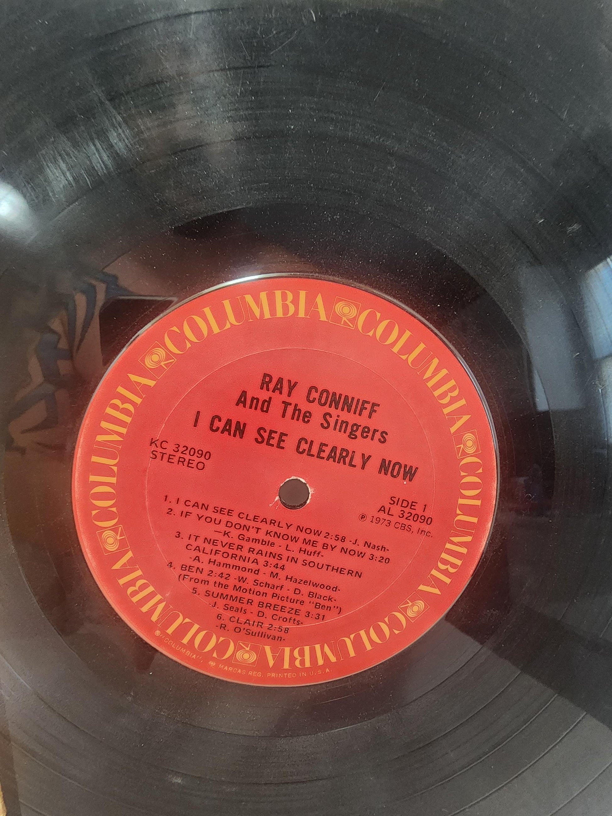 1973 Orginal I Can See Clearly Now By Ray Conniff - I Can See Clearly Now - Ray Conniff - Records - Vinyl - Vinyl Lp Records - Popular Music