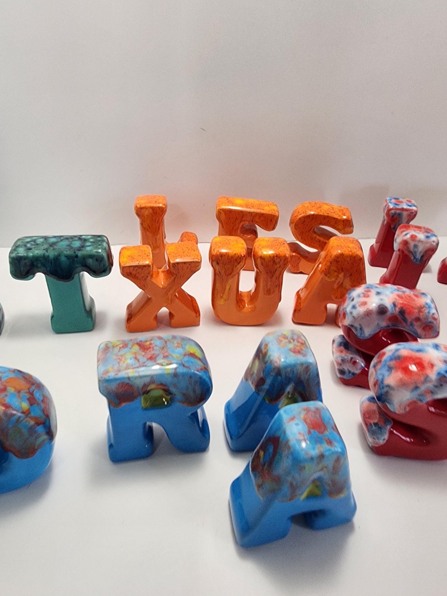 Ceramic Letters - Decor - Art - Birthdays - Letters