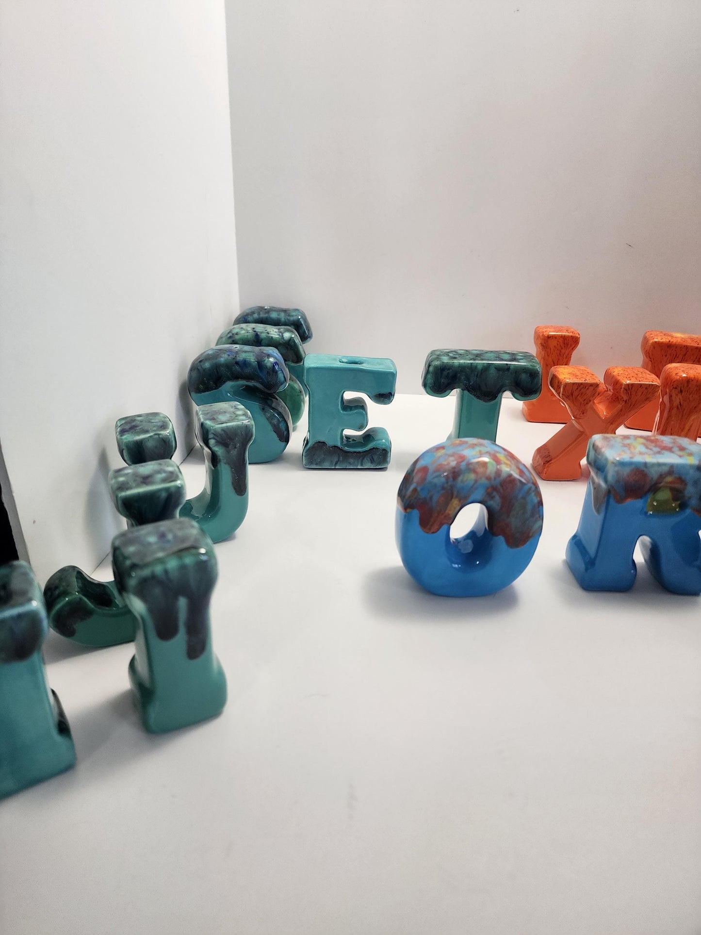 Ceramic Letters - Decor - Art - Birthdays - Letters