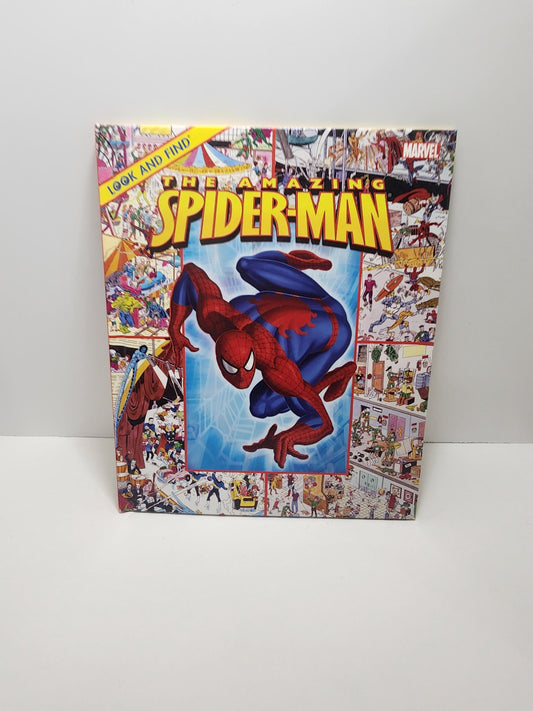 Spiderman Where's Waldo Style Look & Find Book - Ispy - Where's Waldo - Look and Find - Marvel - Spiderman - Spiderman Books - Spiderman Gif
