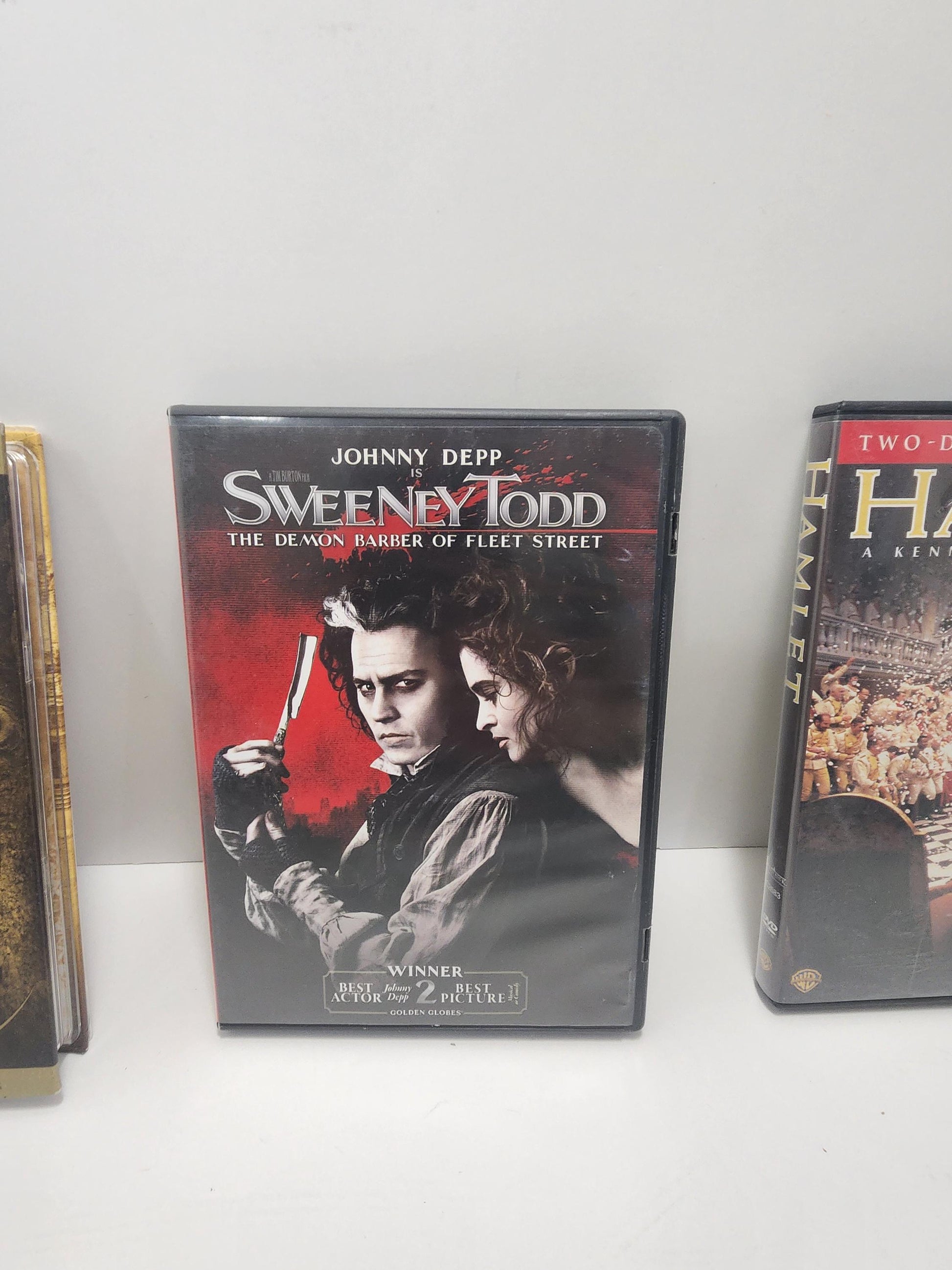 Famous English Literature DVD Movies - Hamlet - Sweeny Todd - To Kill A Mockingbird - Literature - Books - Movies - Book Movies - English