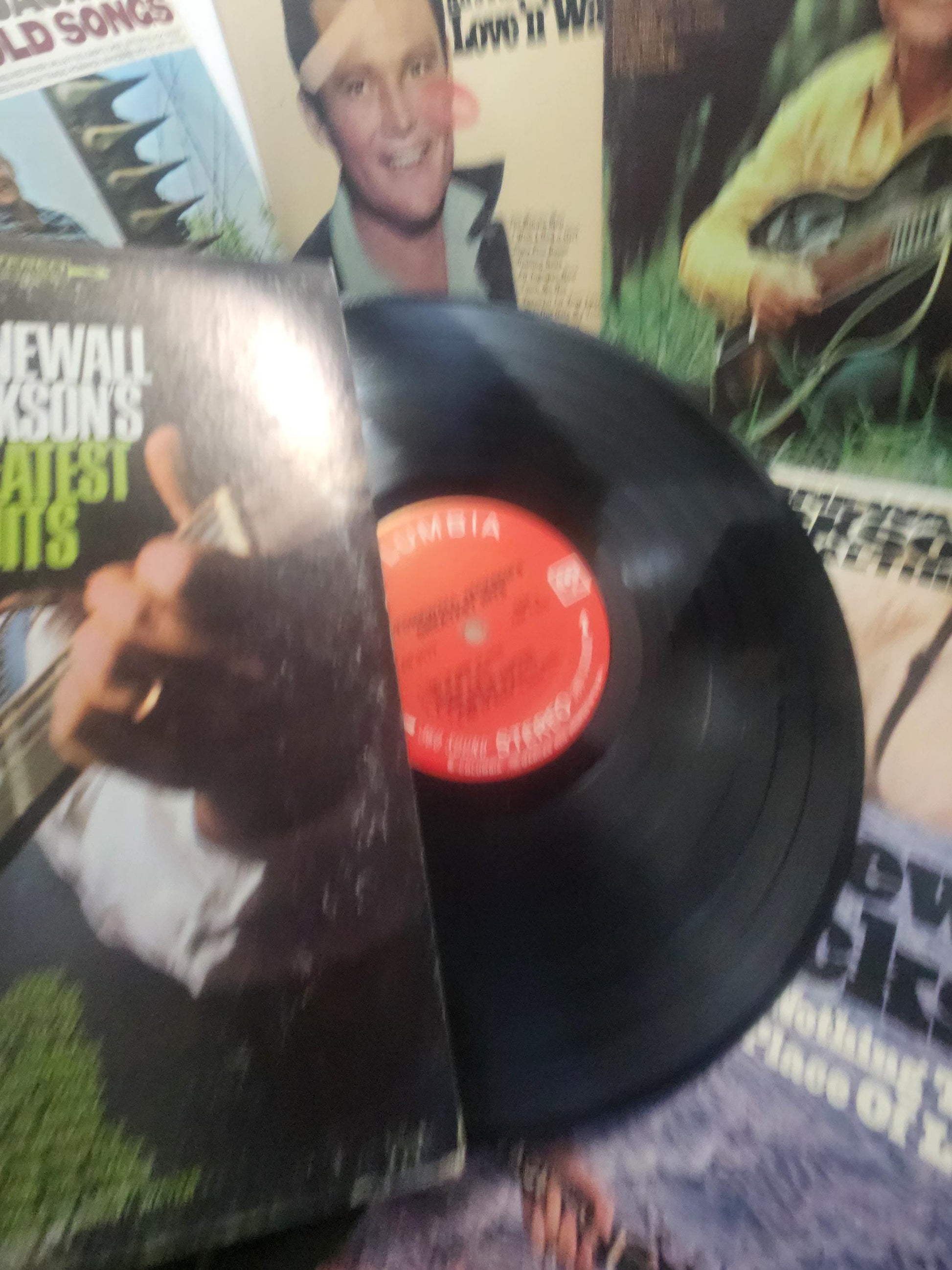 Stonewall Jackson Vintage 1980s Vinyl Record LOT Of 9 - Stonewall Jackson - Stonewall Jackson Records - Country Records - Vinyl Records - LP