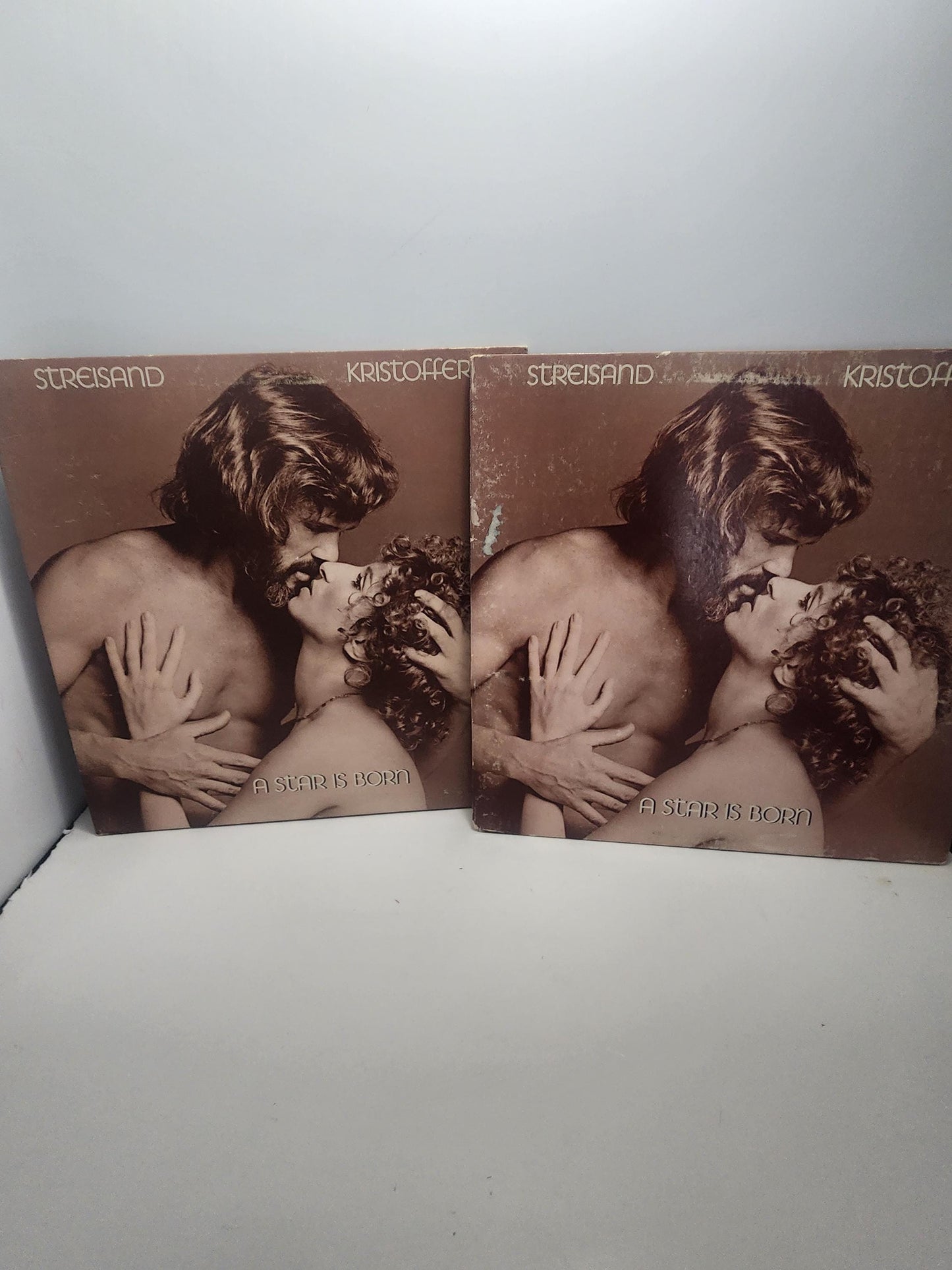 1976 Barbara Streisand And Kristofferson A Star Is Born Vinyl Record 1 - Vinyl LP Records - Vinyl - Records - A Star Is Born - Streisand