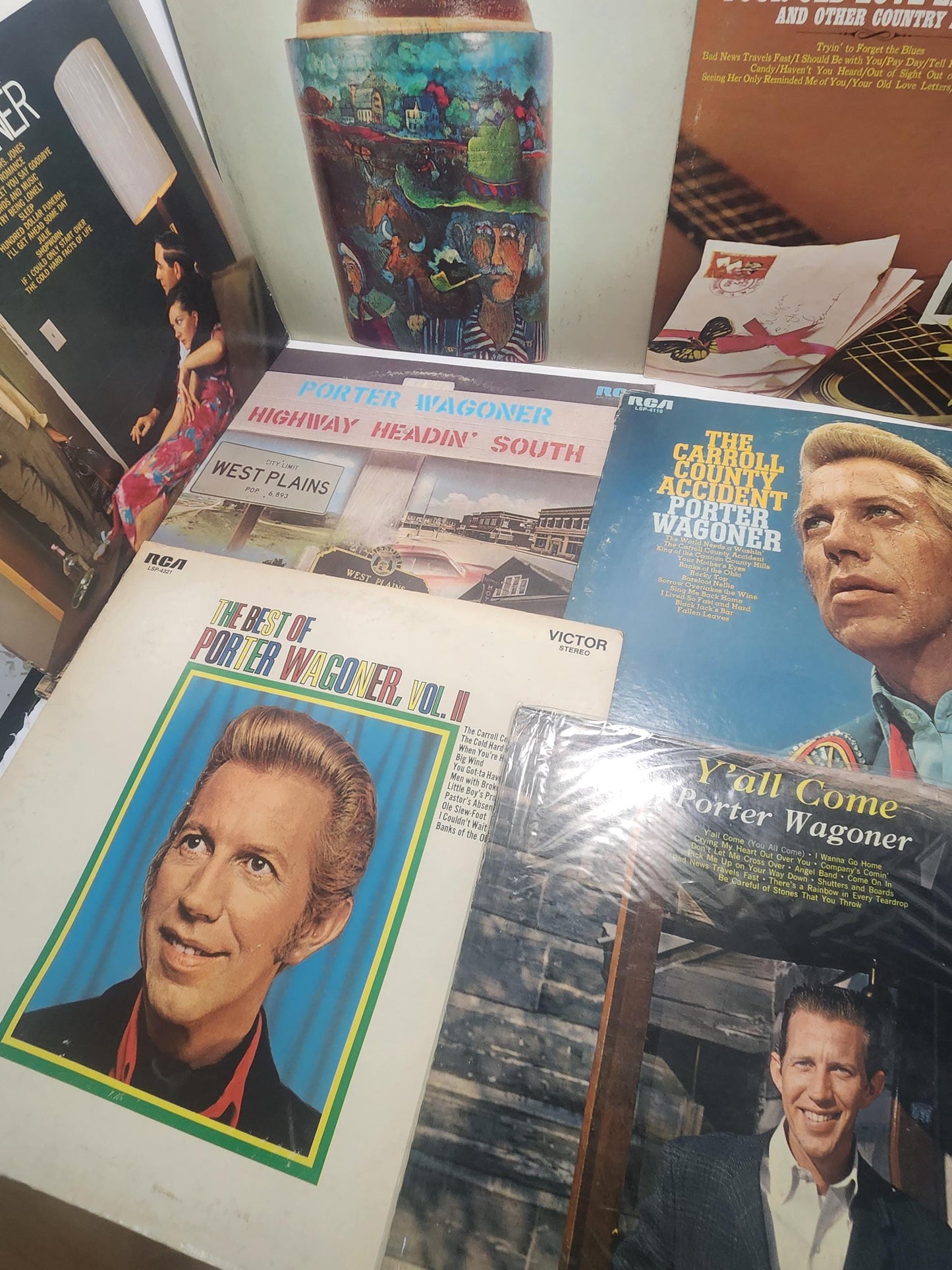 Porter Wagoner LOT Of 9 Vintage Vinyl LP Records - Porter Wagoner - West Plains Missouri - Missouri - Vinyl - Vintage Records - Lp Records