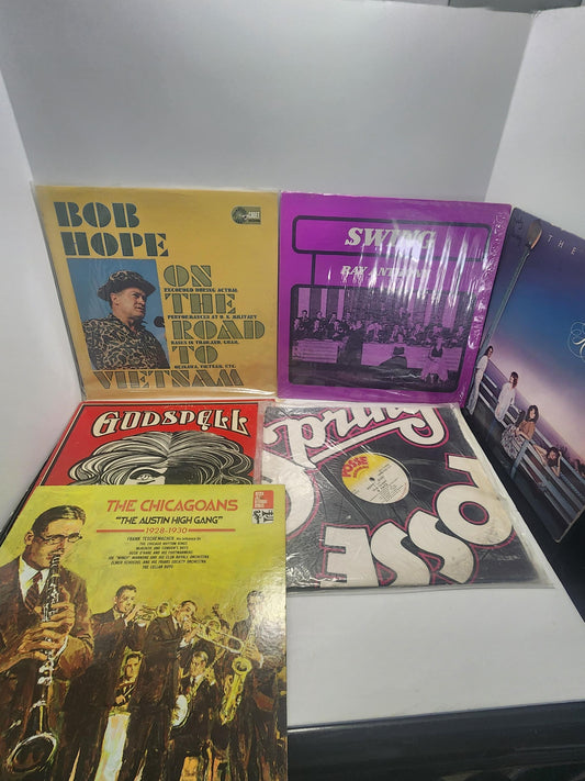 1980s Vintage Vinyl Records Mixed LOT Of 6 - Godspell - Godspell Records - Vintage Records - Vintage Music - Records - Vinyl - Vinyl Records