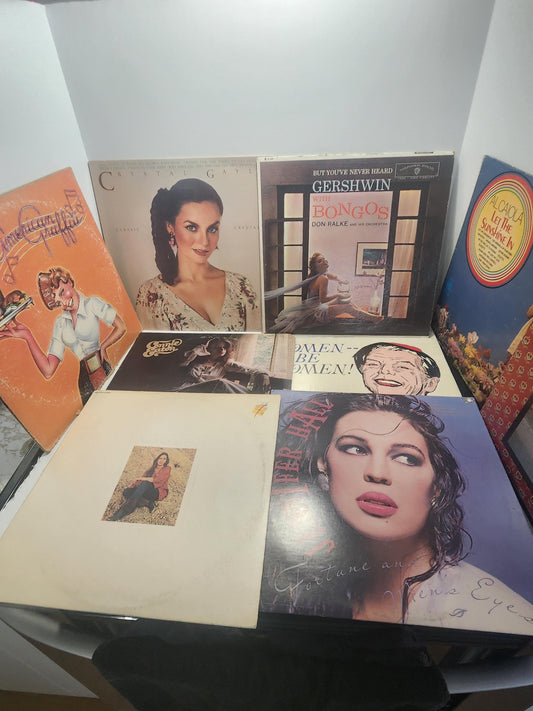 Vintage 1970s 1980s Vinyl LP Records LOT Of 8 - Vinyl - Records - Vintsge Records - Bongos - Kershwin - Women - Let The Sunshine In
