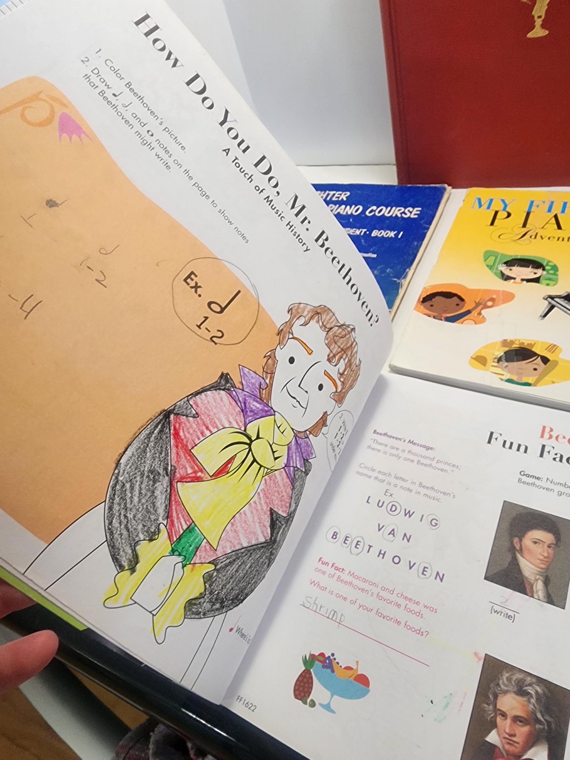 My First Piano & Others LOT Of 5 Lesson Books - Sheet Music - Piano - My First Piano - Lesson Books - Band - Instruments - Musical Books