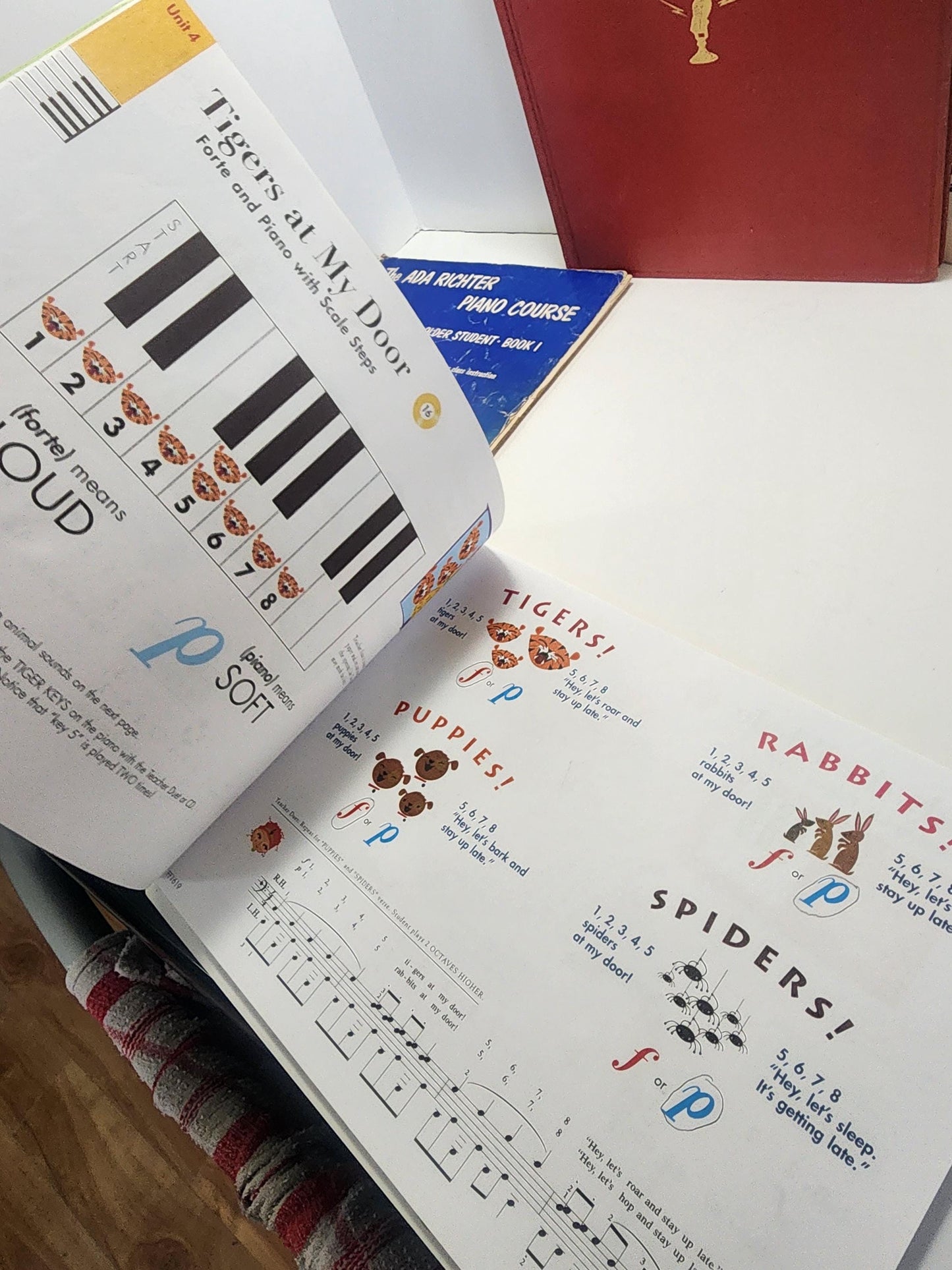 My First Piano & Others LOT Of 5 Lesson Books - Sheet Music - Piano - My First Piano - Lesson Books - Band - Instruments - Musical Books