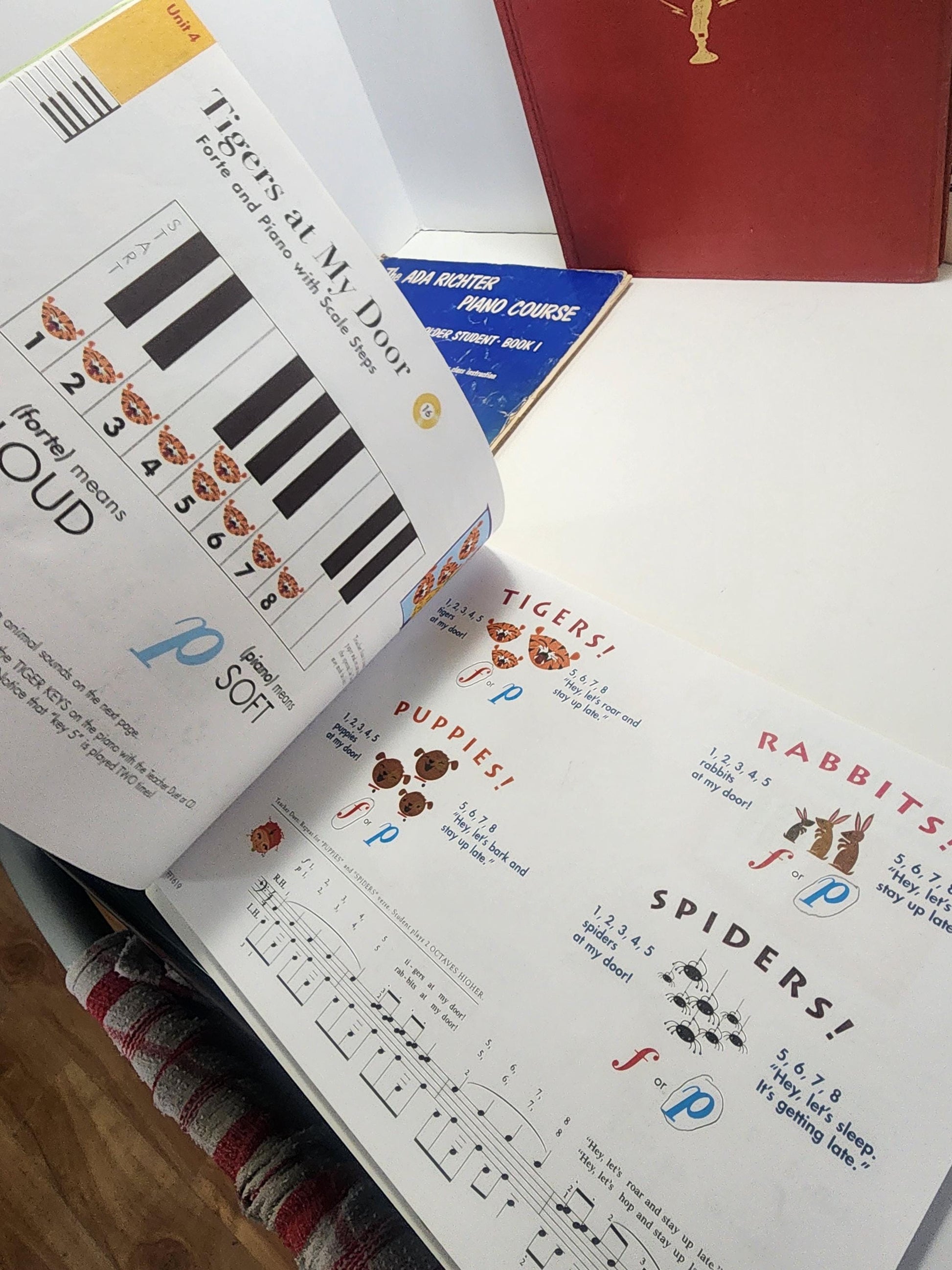 My First Piano & Others LOT Of 5 Lesson Books - Sheet Music - Piano - My First Piano - Lesson Books - Band - Instruments - Musical Books