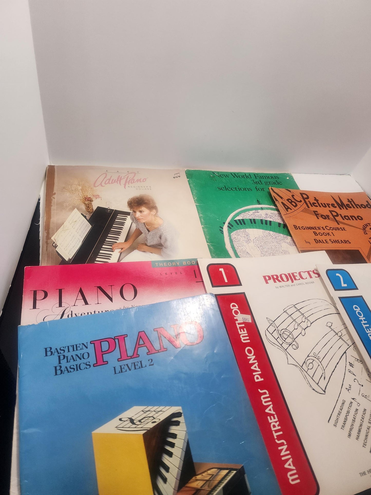 Piano Learning Lesson Vintage Music Sheets - Music Sheets - Piano - Piano Gifts - Learning Piano - Music - Instruments
